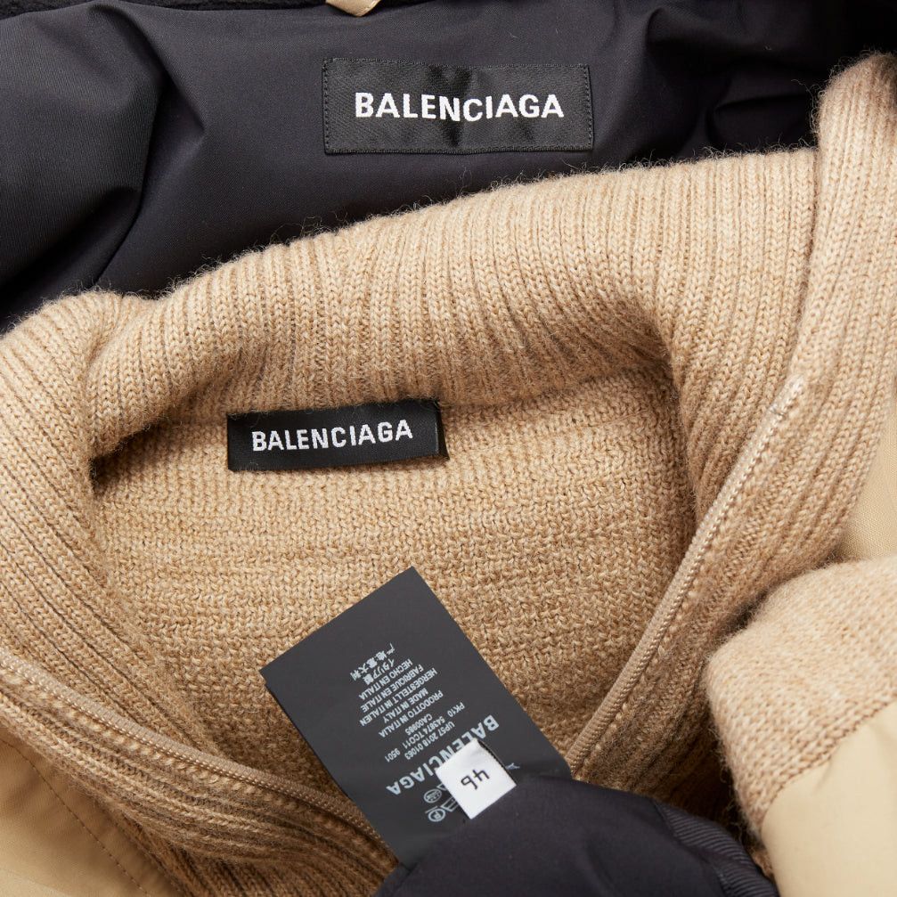 Balenciaga BALENCIAGA Demna 2018 Runway Twinset oversized convertible parka coat FR46 XS Size XS / US 0-2 / IT 36-38 - 12 Thumbnail