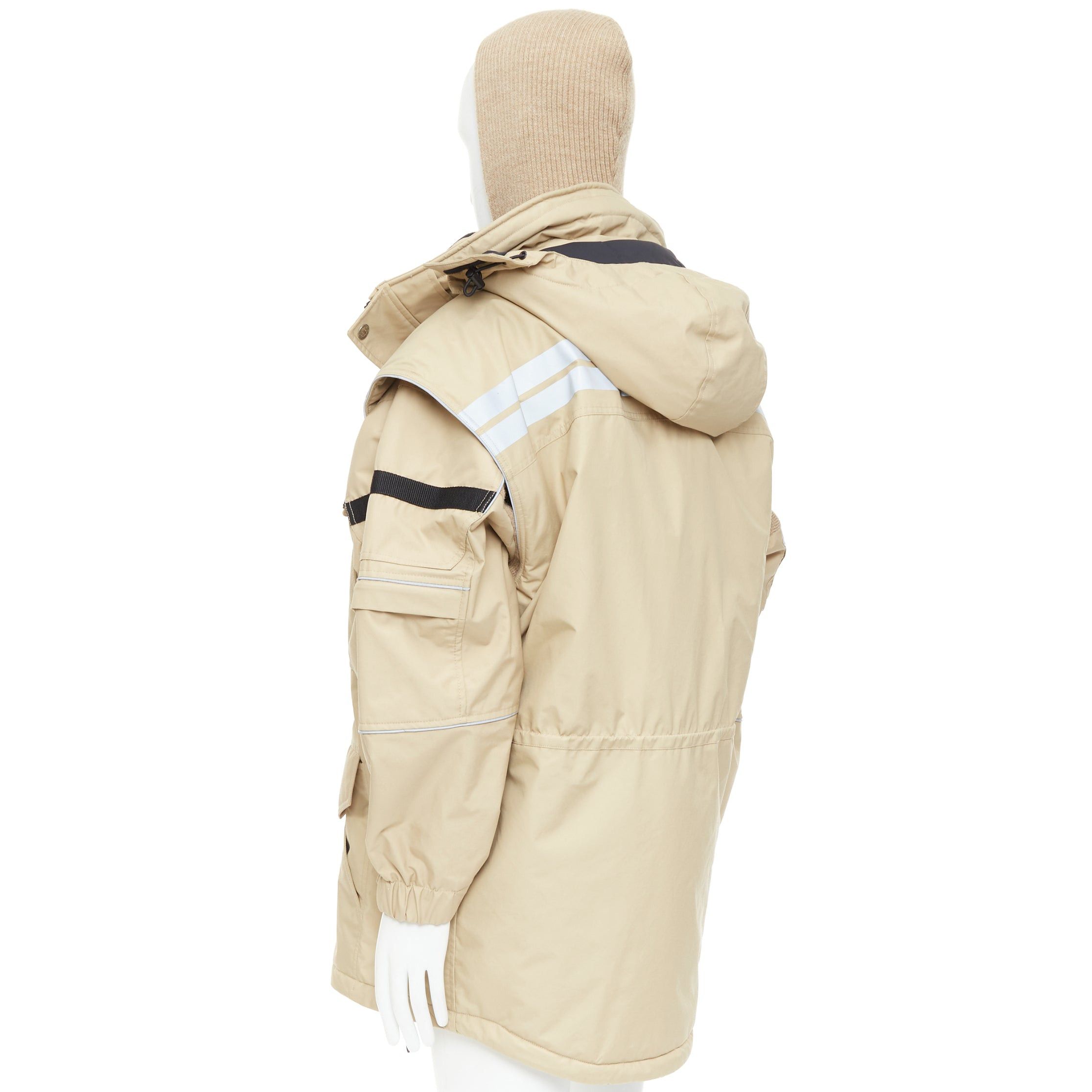Balenciaga BALENCIAGA Demna 2018 Runway Twinset oversized convertible parka coat FR46 XS Size XS / US 0-2 / IT 36-38 - 6 Thumbnail