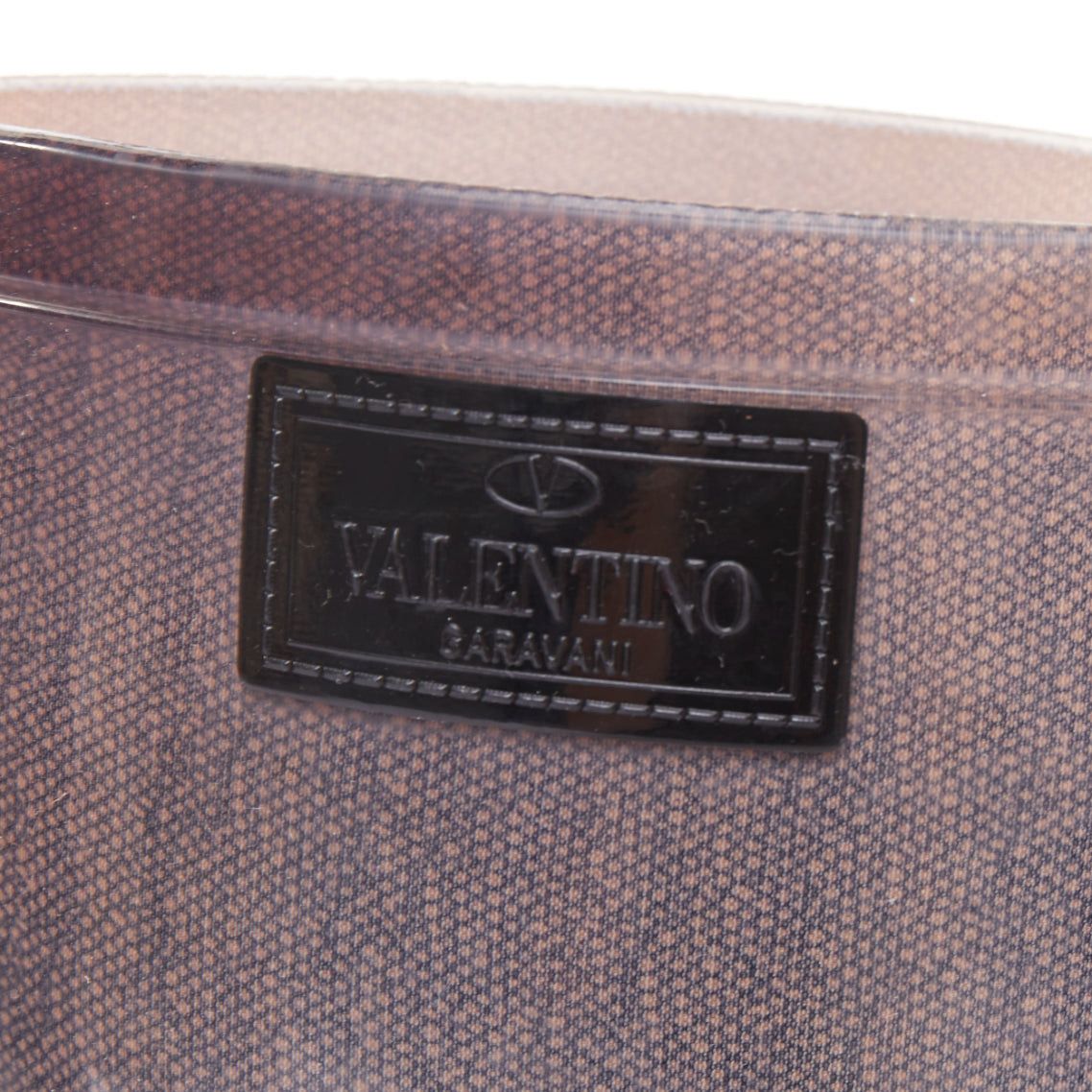 Valentino VALENTINO GARAVANI grey nude lace print rubber rain boots EU39 Size US 9 / IT 39 - 2 Thumbnail