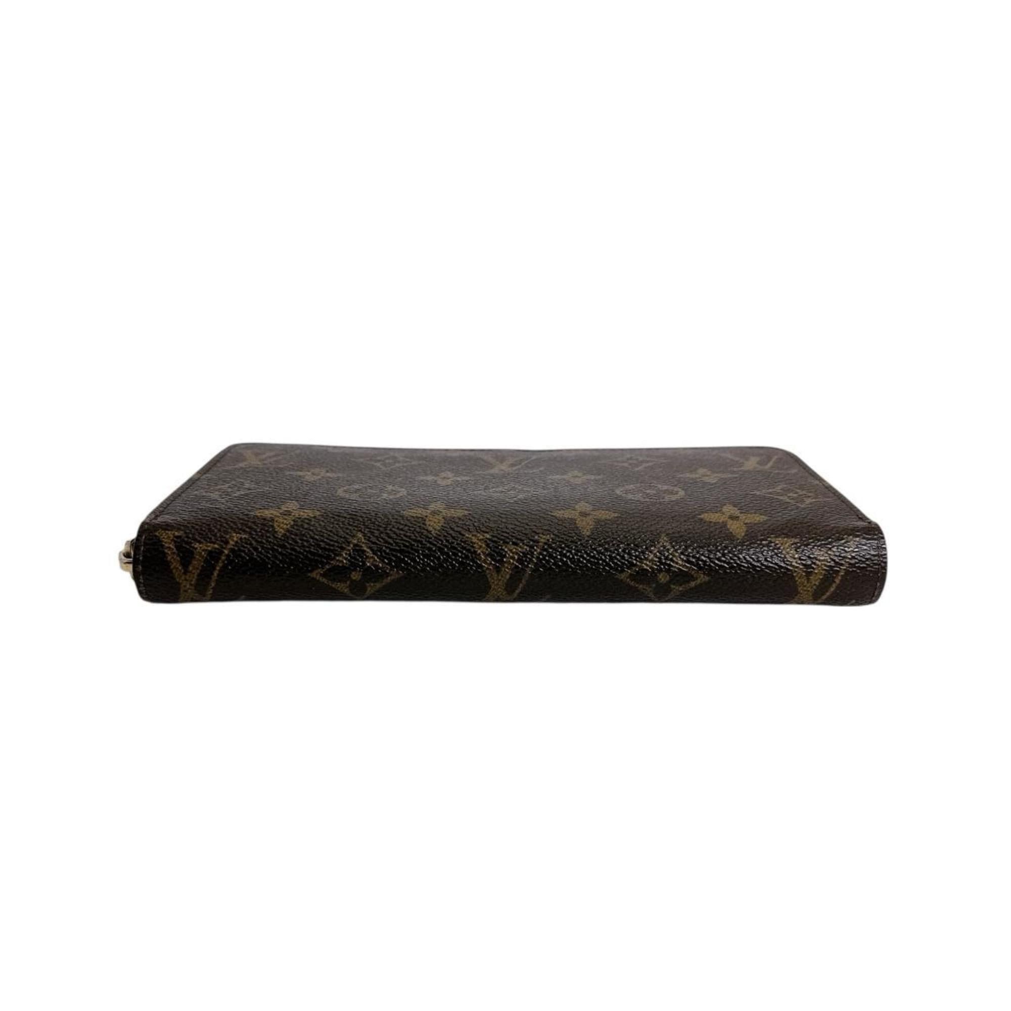 Louis Vuitton Louis Vuitton Zippy Wallet with Round Zipper, Monogram Canvas, Brown, M60017 Size ONE SIZE - 3 Thumbnail