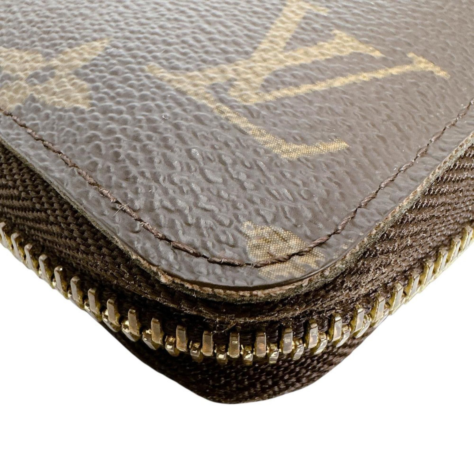Louis Vuitton Louis Vuitton Zippy Wallet with Round Zipper, Monogram Canvas, Brown, M60017 Size ONE SIZE - 7 Thumbnail