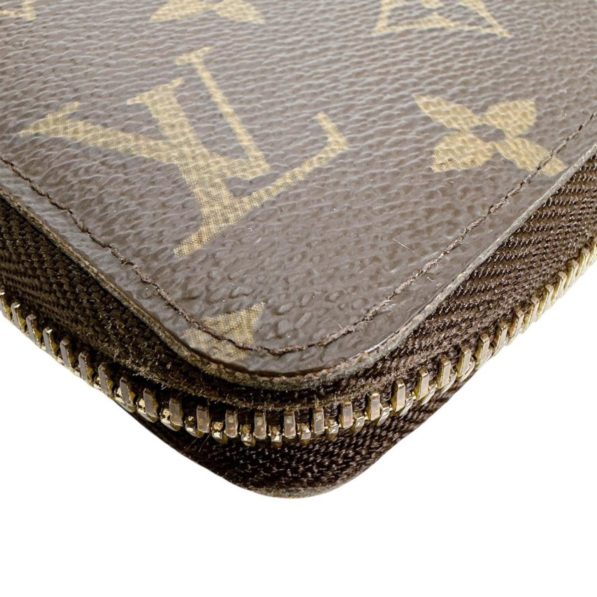 Louis Vuitton Louis Vuitton Zippy Wallet with Round Zipper, Monogram Canvas, Brown, M60017 Size ONE SIZE - 8 Thumbnail