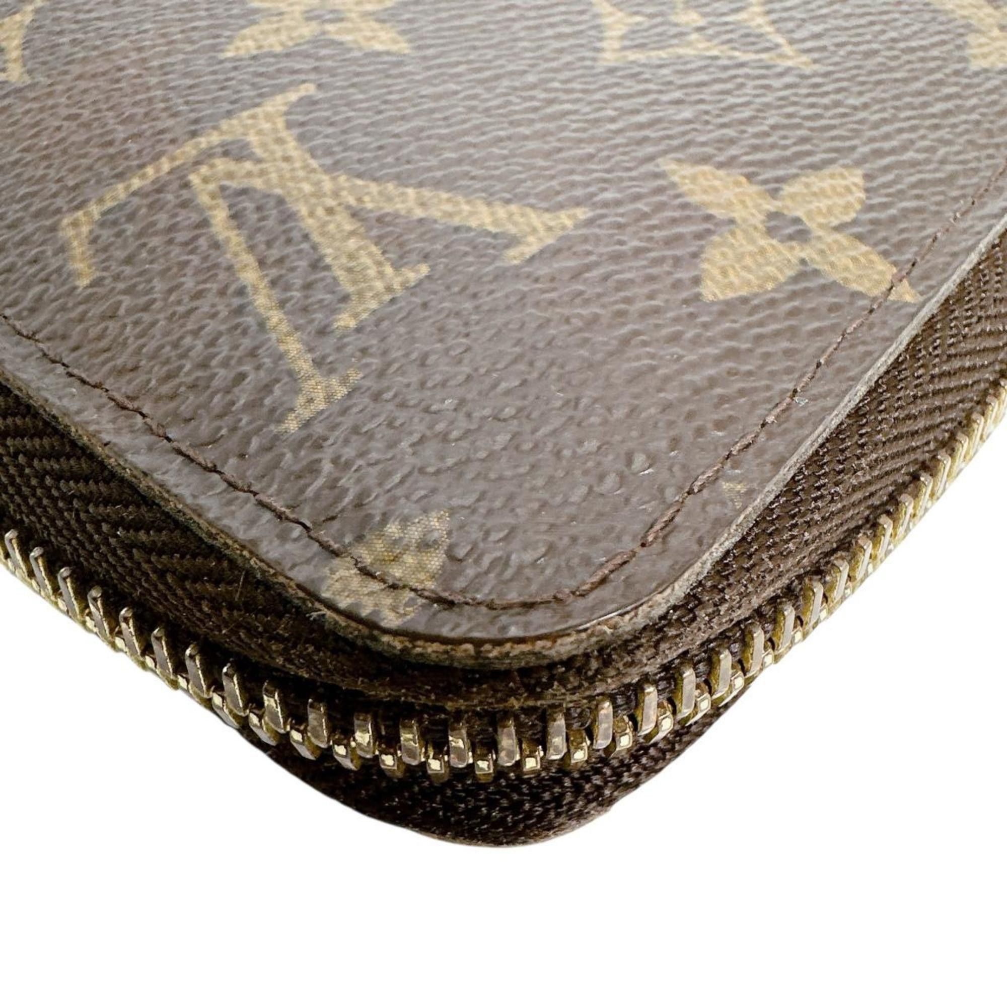 Louis Vuitton Louis Vuitton Zippy Wallet with Round Zipper, Monogram Canvas, Brown, M60017 Size ONE SIZE - 6 Thumbnail