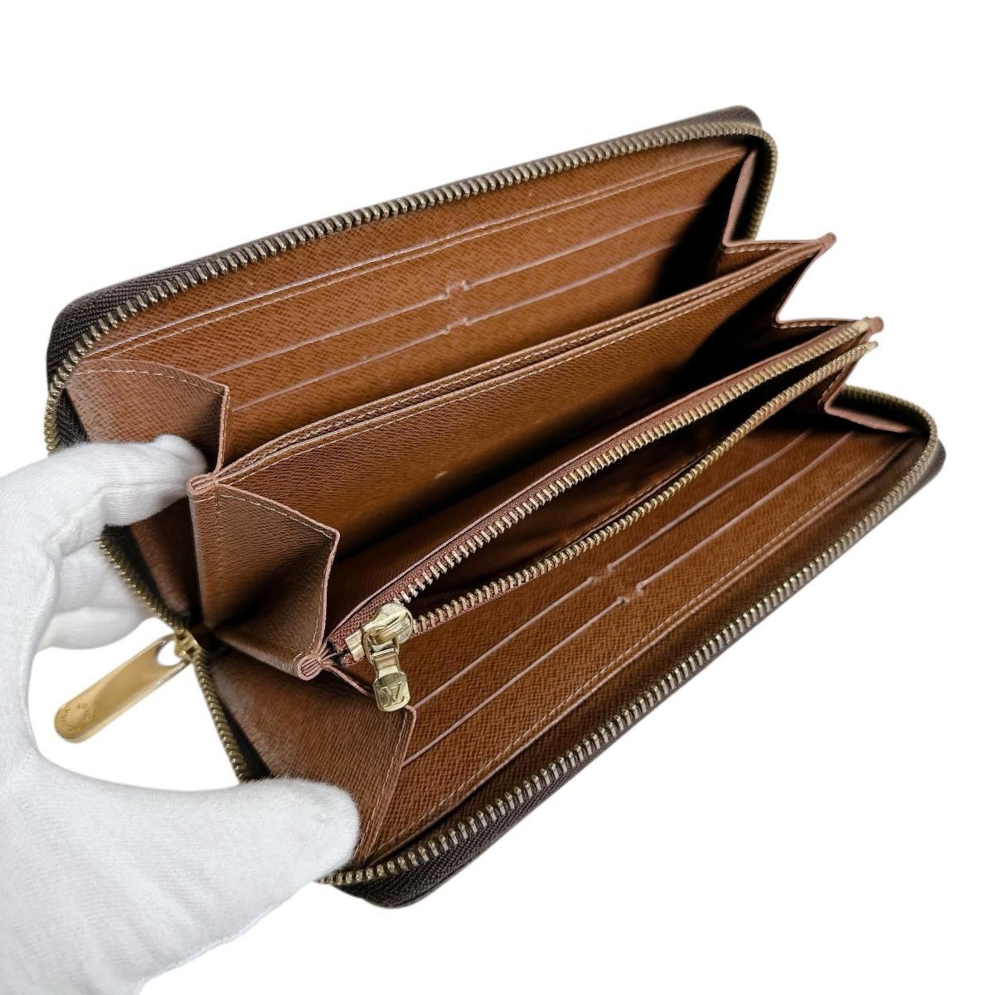 Louis Vuitton Louis Vuitton Zippy Wallet with Round Zipper, Monogram Canvas, Brown, M60017 Size ONE SIZE - 9 Thumbnail