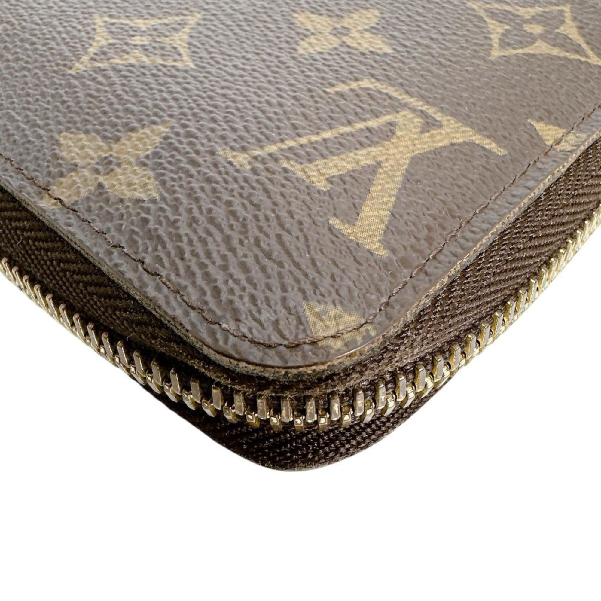 Louis Vuitton Louis Vuitton Zippy Wallet with Round Zipper, Monogram Canvas, Brown, M60017 Size ONE SIZE - 5 Thumbnail