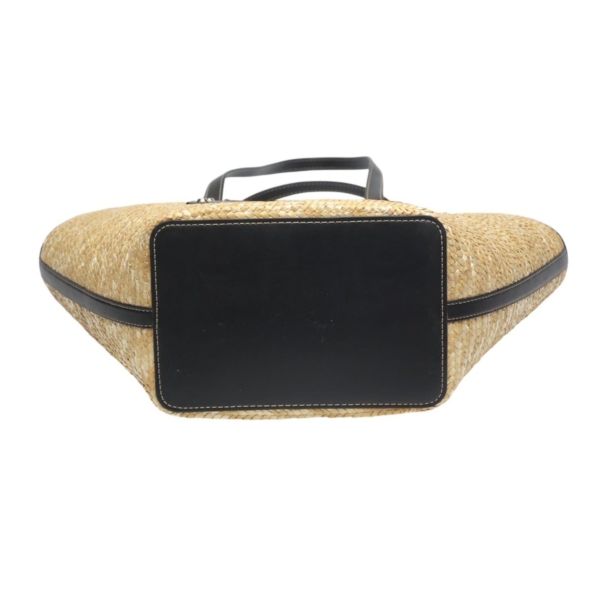 Michael Kors Michael Kors Kimber Canvas Handbag, Basket Bag, 35T2G7KT71, Ivory and Black Size ONE SIZE - 5 Thumbnail