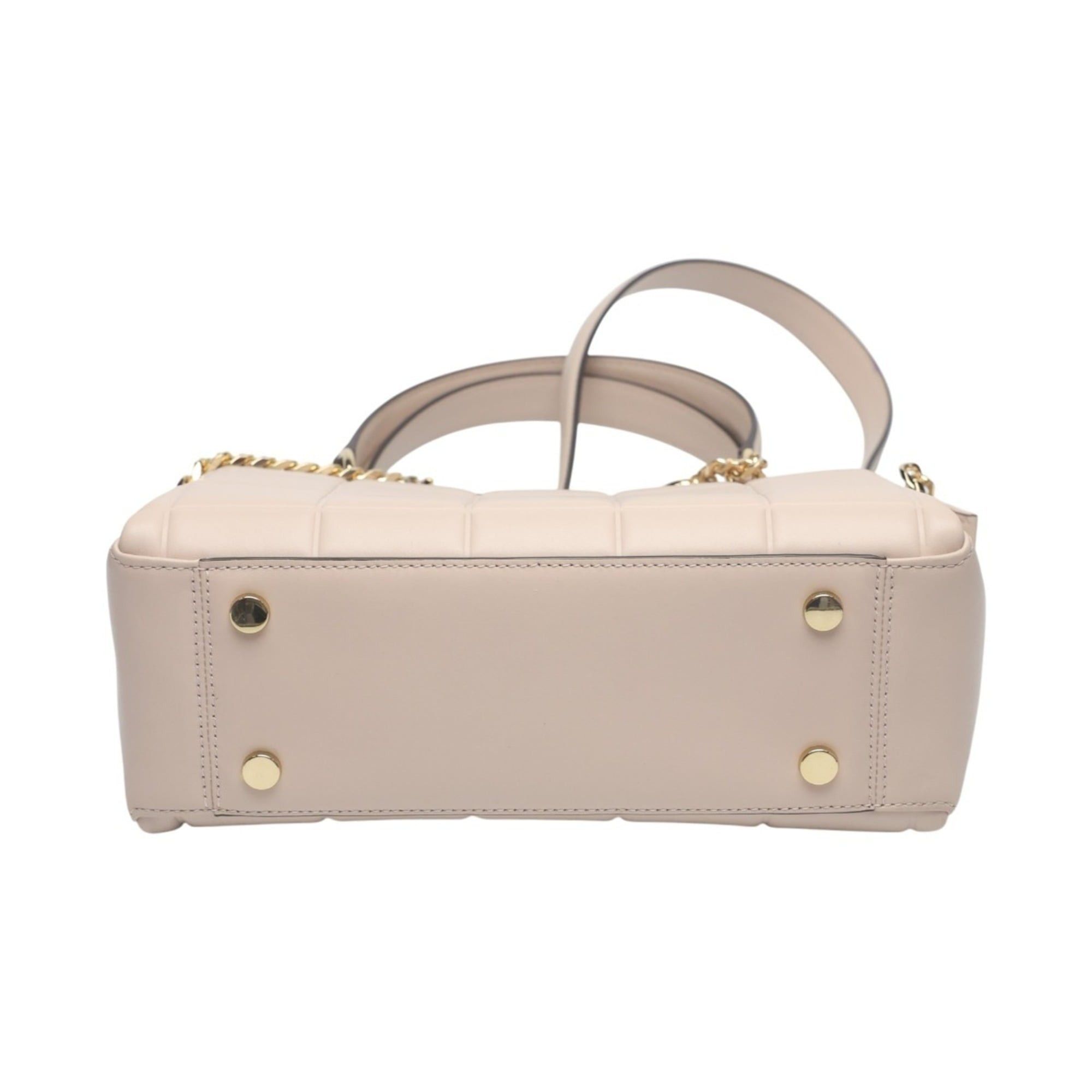 Michael Kors Michael Kors Quilted Leather Shoulder Bag, 30FIGUSS6L, Pink Beige Size ONE SIZE - 6 Thumbnail