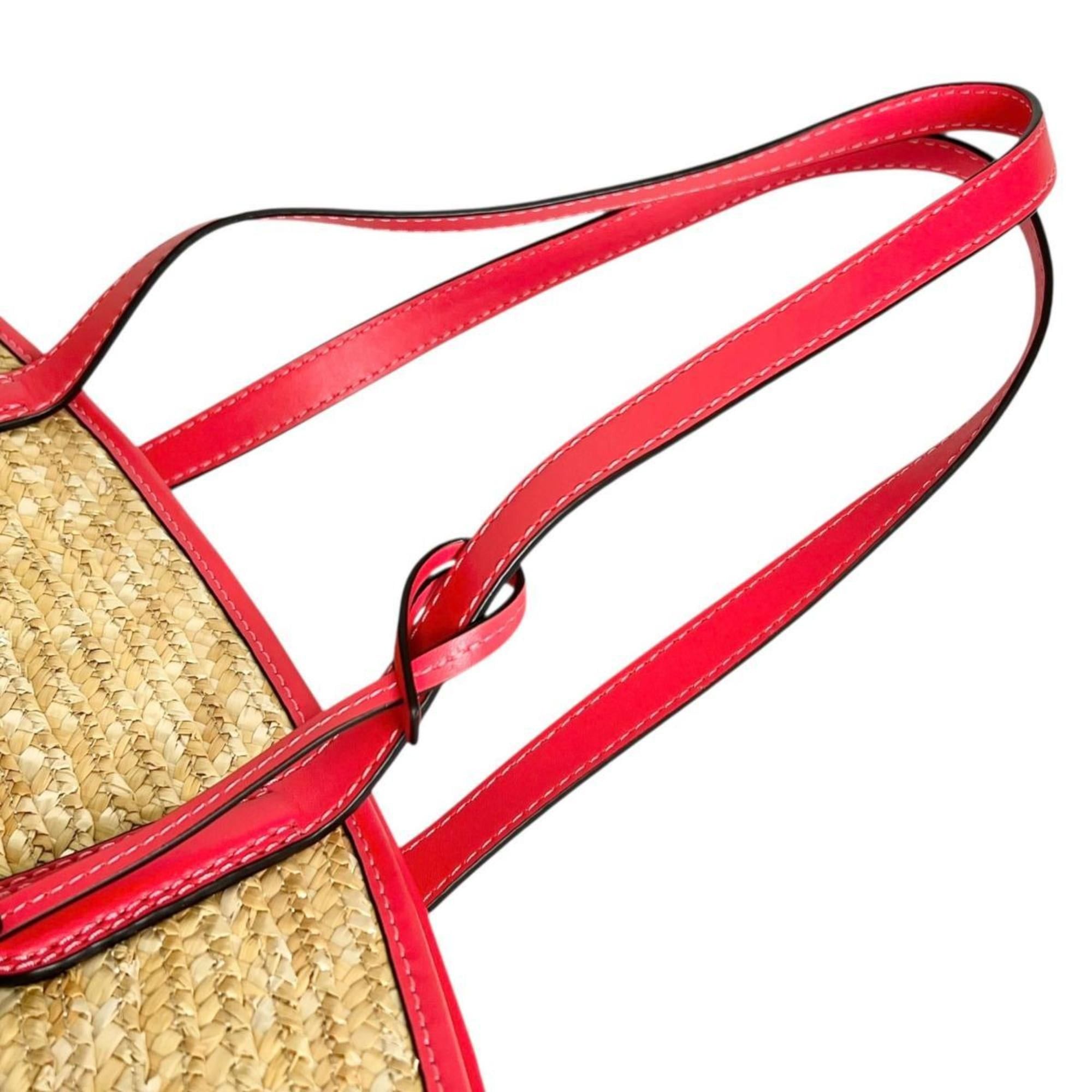 Michael Kors Michael Kors Kimber Canvas Basket Bag, Pink, 35T2G7KT71 Size ONE SIZE - 11 Thumbnail