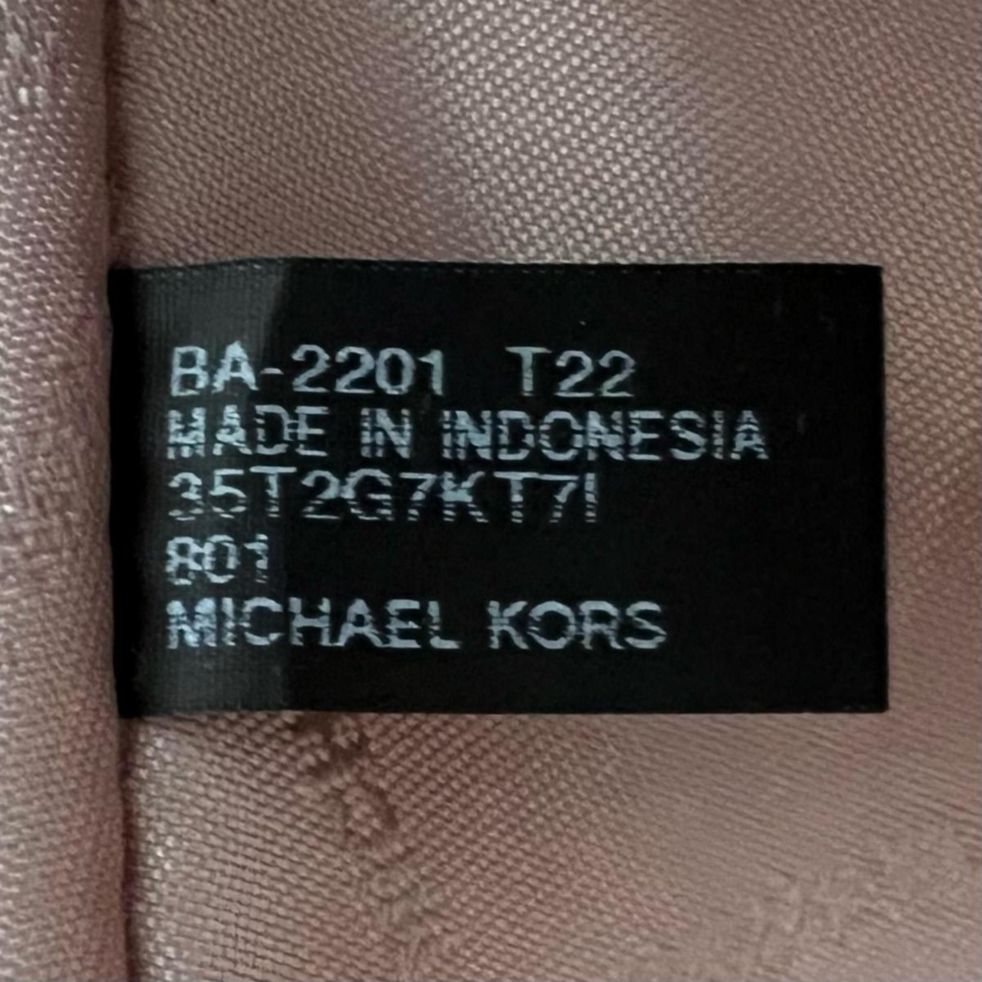 Michael Kors Michael Kors Kimber Canvas Basket Bag, Pink, 35T2G7KT71 Size ONE SIZE - 14 Thumbnail