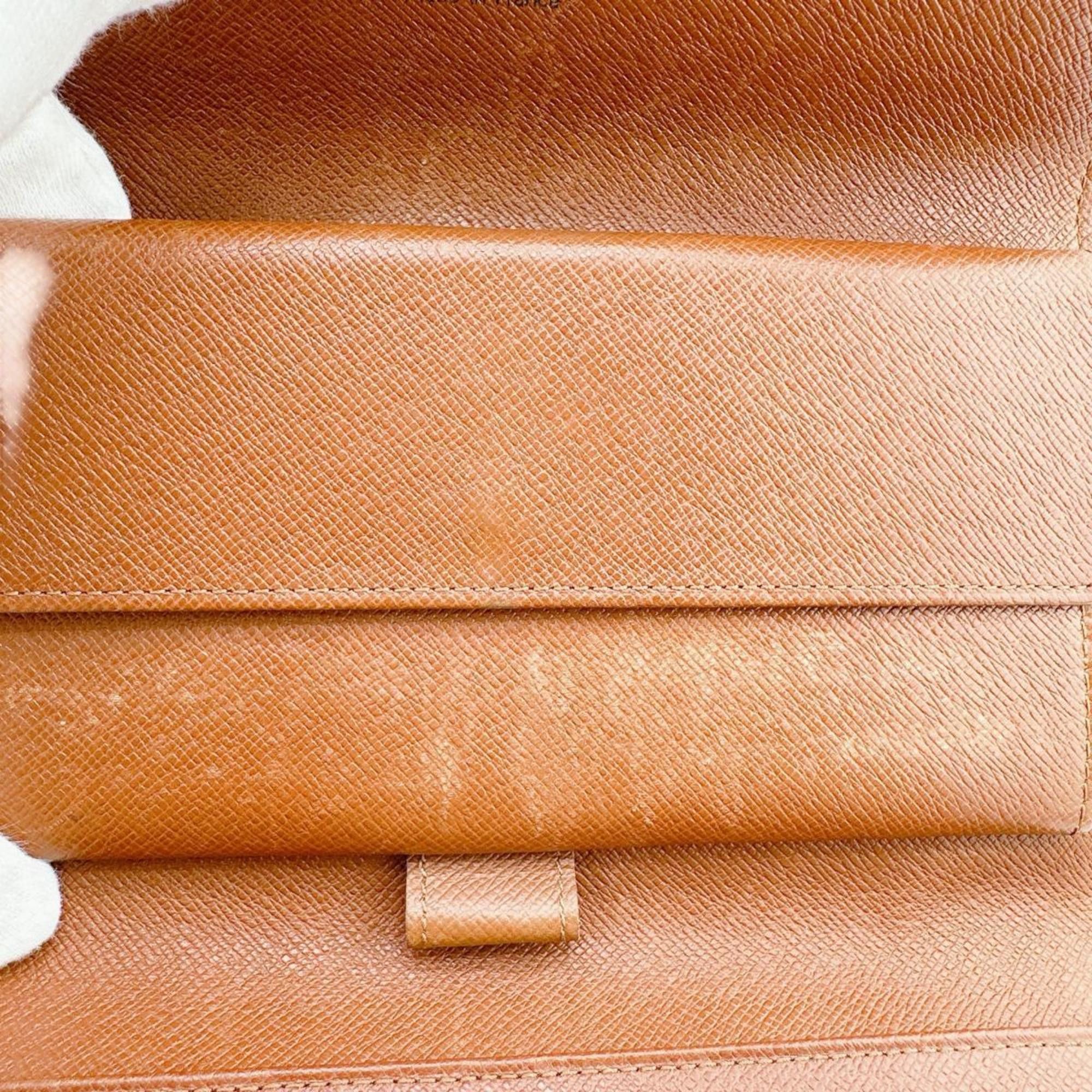Louis Vuitton Louis Vuitton Porte Tresor International Monogram Canvas Long Wallet M61215 Brown Size ONE SIZE - 9 Thumbnail