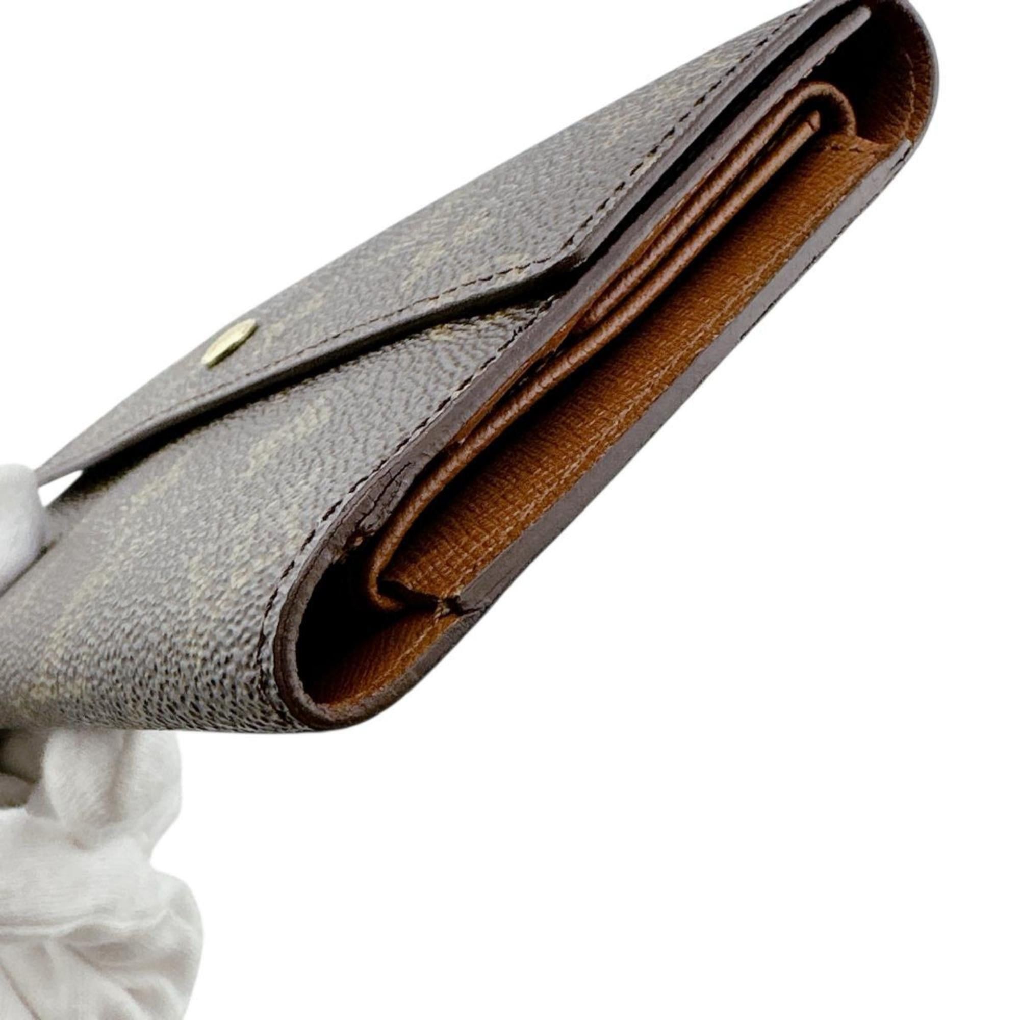 Louis Vuitton Louis Vuitton Porte Tresor International Monogram Canvas Long Wallet M61215 Brown Size ONE SIZE - 5 Thumbnail