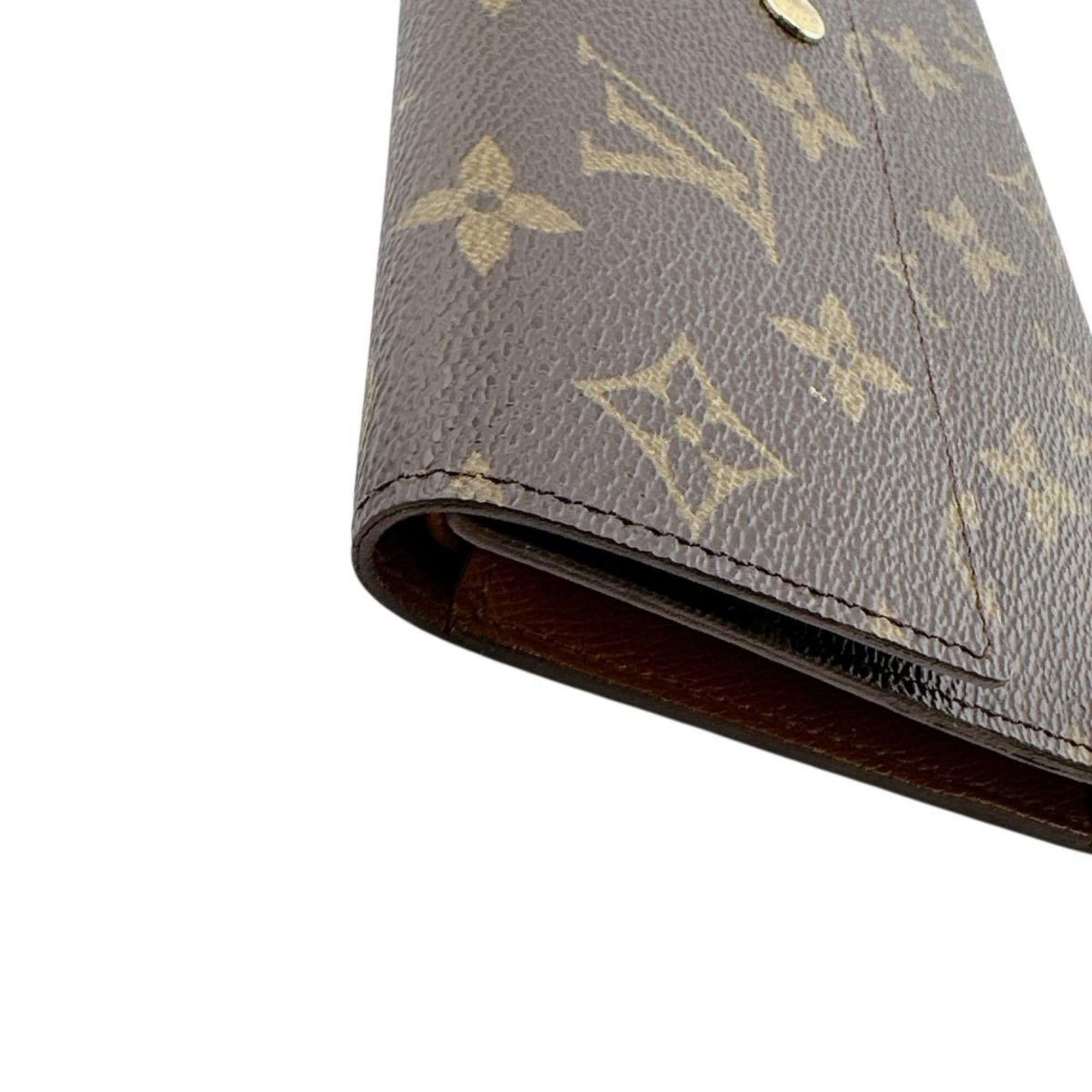 Louis Vuitton Louis Vuitton Porte Tresor International Monogram Canvas Long Wallet M61215 Brown Size ONE SIZE - 3 Thumbnail