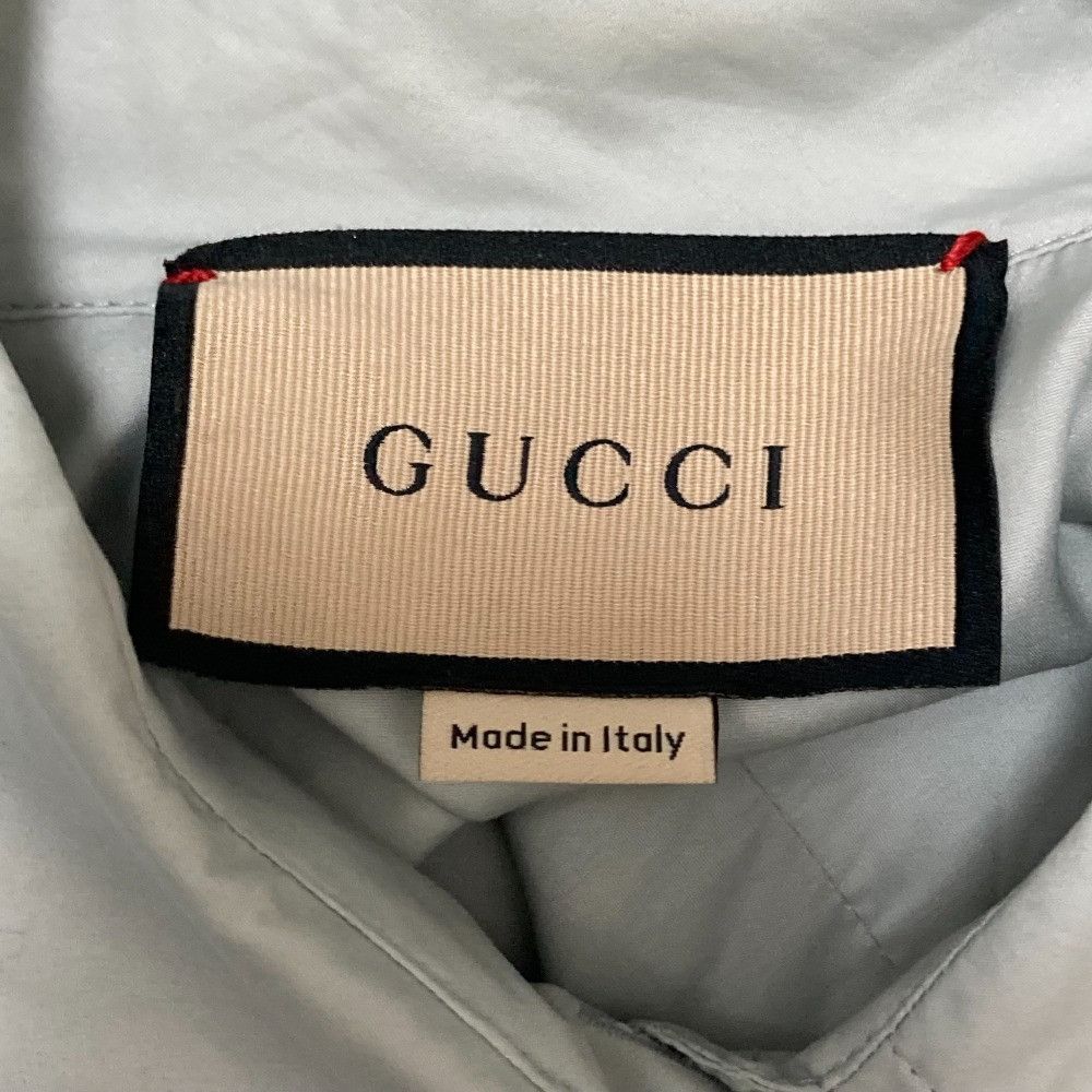 Gucci Gucci Gucci GG Cufflinks Fine Cotton Poplin Shirt Cotton Dress Shirt 675614 DUTY FREE for USA Size ONE SIZE - 4 Thumbnail
