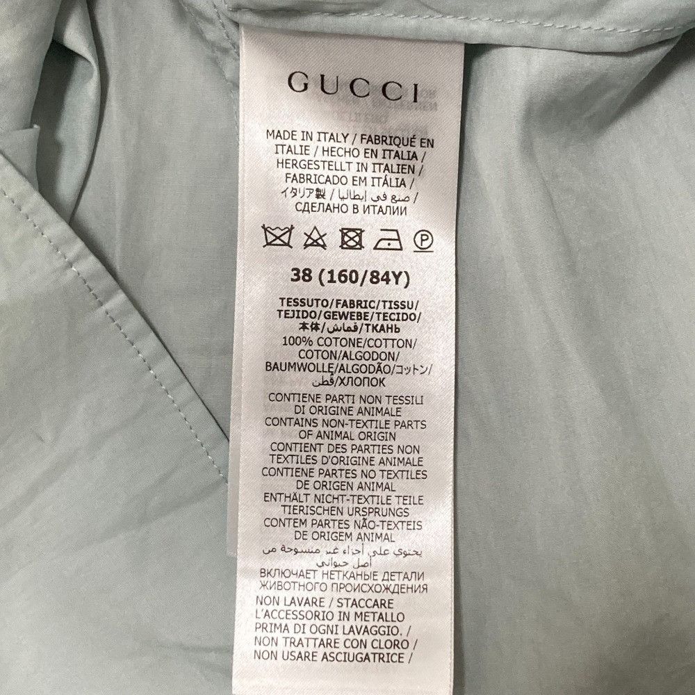 Gucci Gucci Gucci GG Cufflinks Fine Cotton Poplin Shirt Cotton Dress Shirt 675614 DUTY FREE for USA Size ONE SIZE - 6 Thumbnail