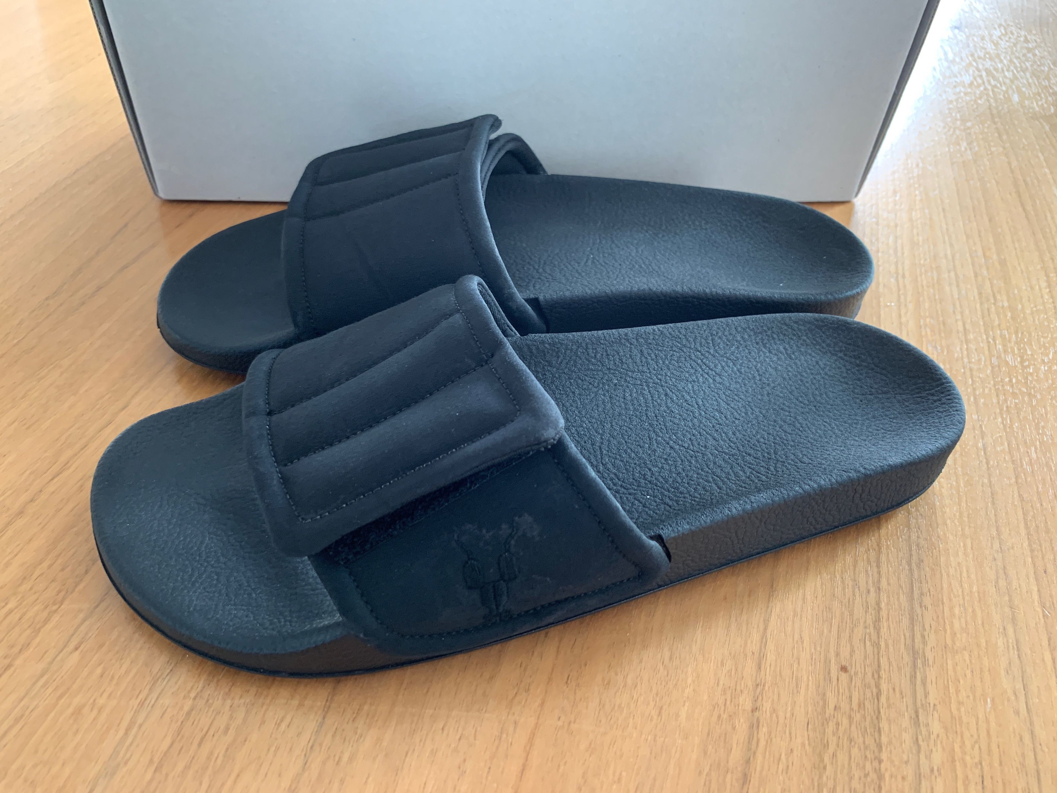 Rick Owens Drkshdw Rick Owens Velcro Shower Slides Sandals