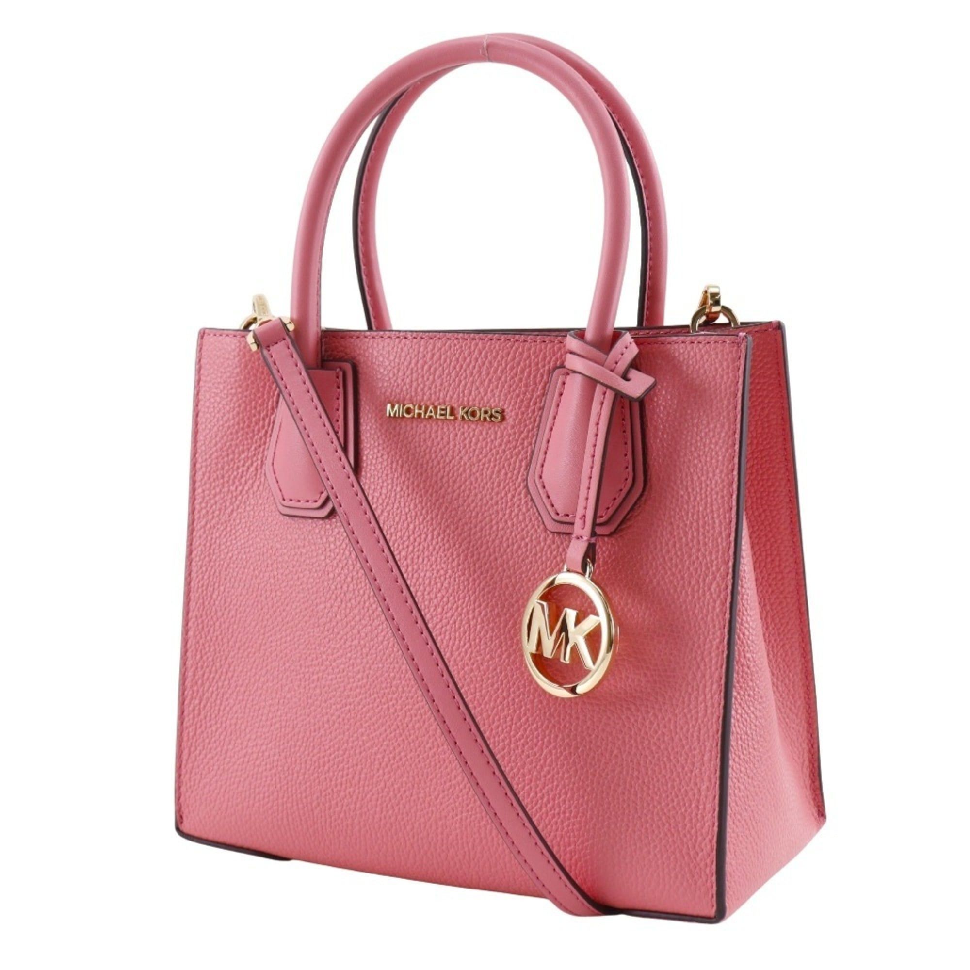 Michael Kors Michael Kors MERCER handbag, 2-way shoulder bag, 35S1GM9M2L, calfskin, pink, 2-way, open, MERCER, women's Size ONE SIZE - 2 Thumbnail