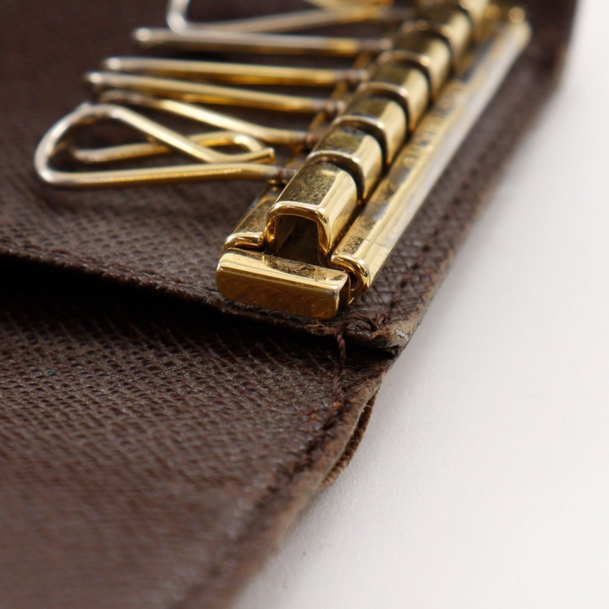 Louis Vuitton Louis Vuitton Multicles 6 Key Case N62630 Damier Canvas 2013 Brown CT2193 Snap Button Unisex Size ONE SIZE - 12 Thumbnail