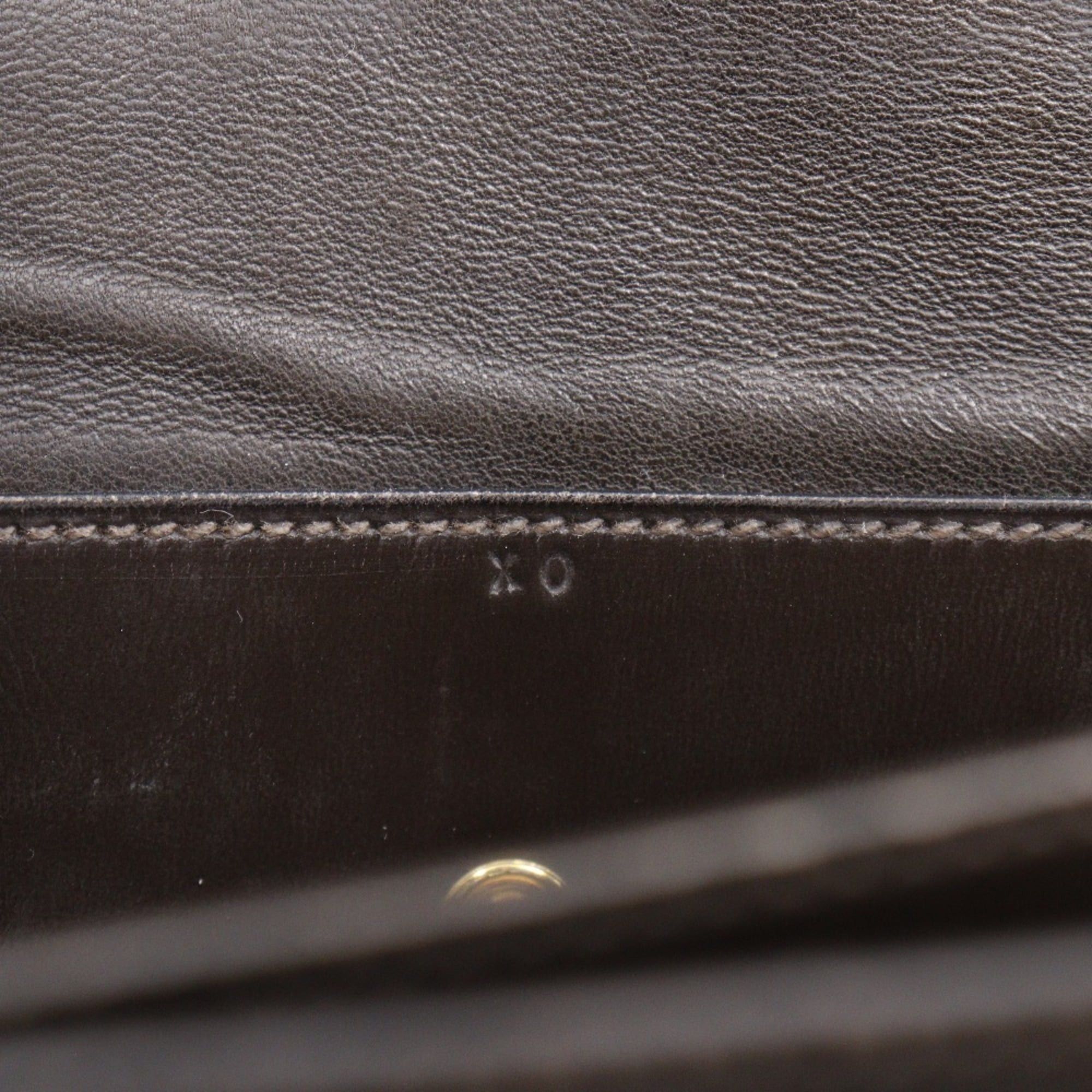 Hermes Hermes Paronniere Handbag Vintage Box Calf Brown XO A5 Flap Women's Size ONE SIZE - 19 Thumbnail