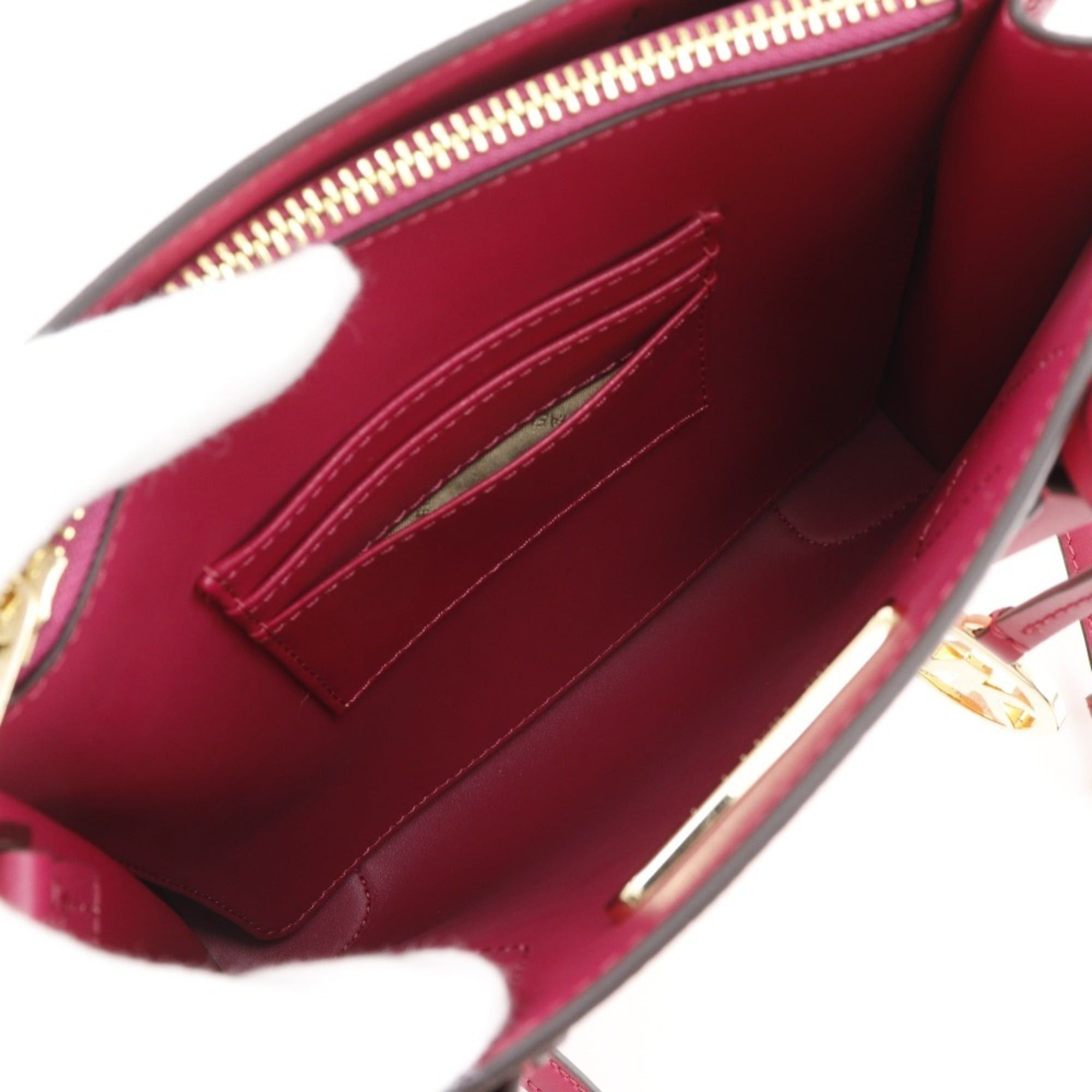Michael Kors Michael Kors MERCER Handbag, 2-Way Shoulder Bag, 35S1GM9M2T, Leather, Pink/Red, 2-Way, A5 Size, Open, Women's Size ONE SIZE - 8 Thumbnail