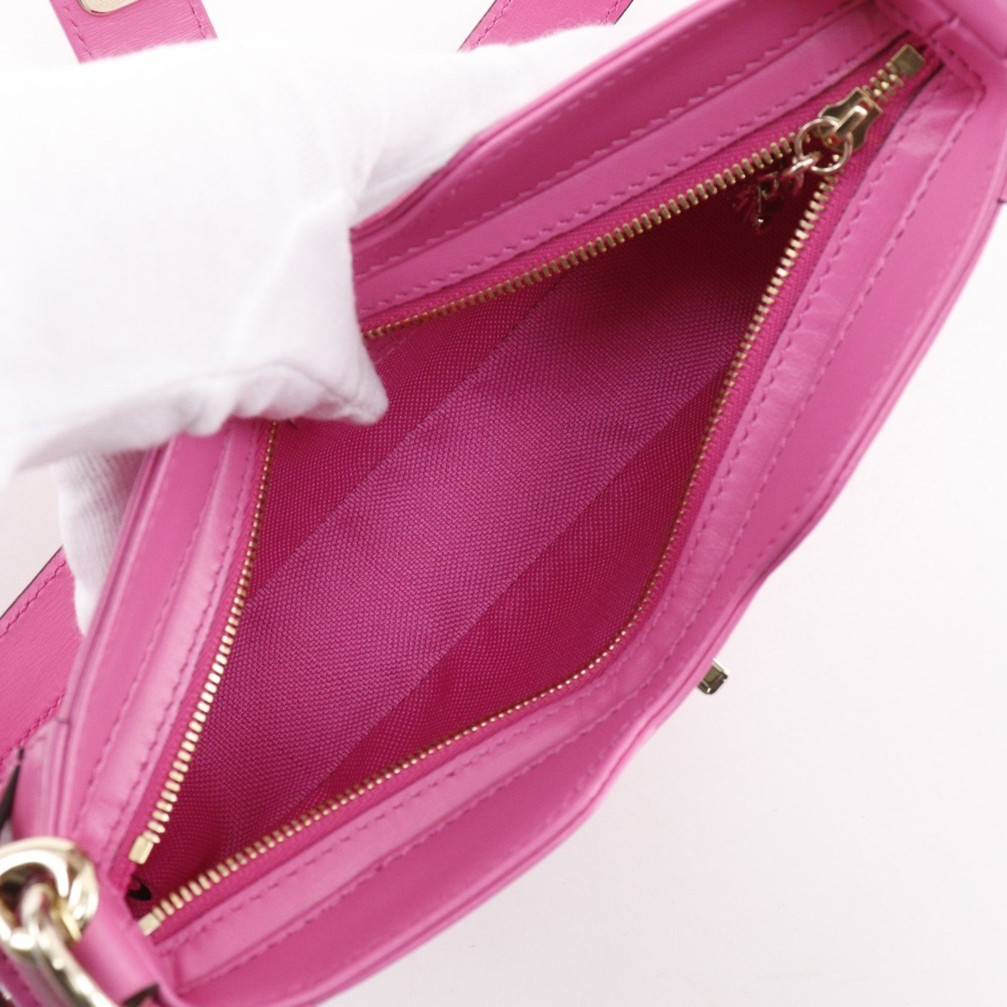 Gucci Gucci Moonside Mini Shoulder Bag 786035, GG Canvas, Pink, Zippered, Women's Size ONE SIZE - 9 Thumbnail