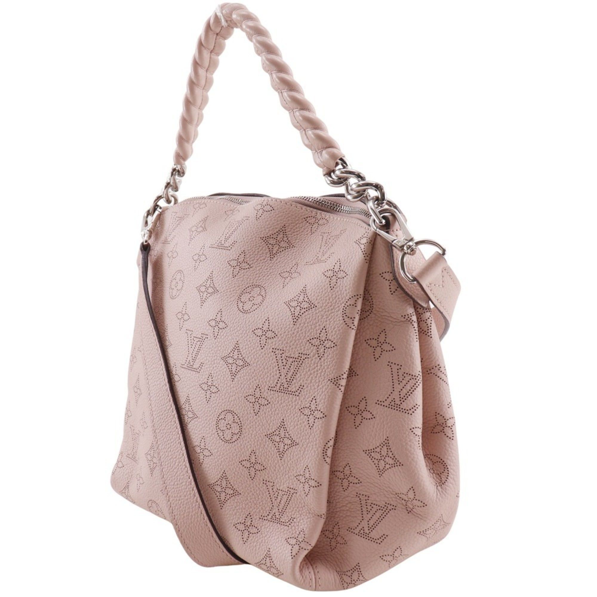 Louis Vuitton Louis Vuitton Babylon Chain BB Shoulder Bag 2WAY M51219 Monogram Mahina Magnolia 2018 Pink AH0168 A5 Zipper Women's Size ONE SIZE - 2 Thumbnail