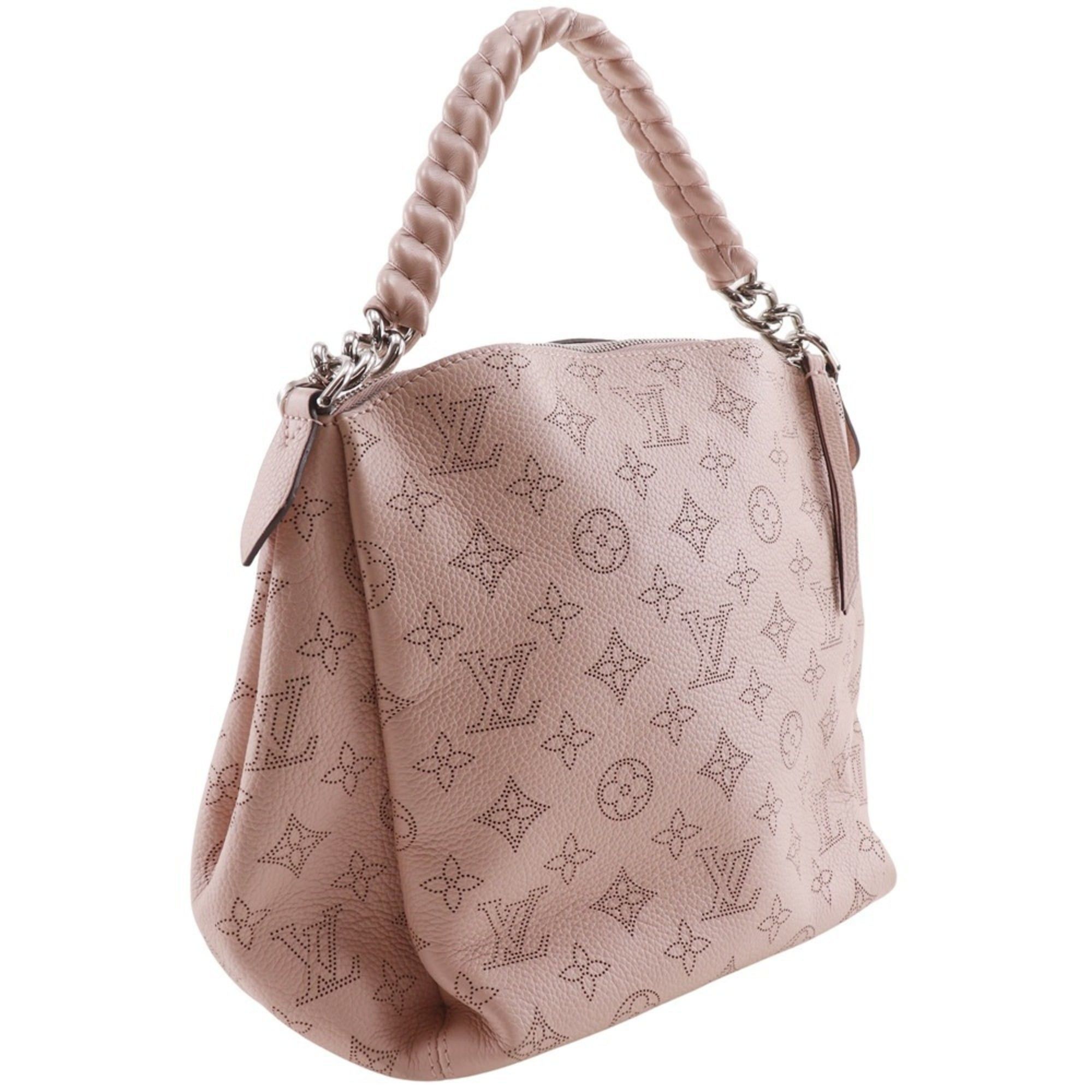 Louis Vuitton Louis Vuitton Babylon Chain BB Shoulder Bag 2WAY M51219 Monogram Mahina Magnolia 2018 Pink AH0168 A5 Zipper Women's Size ONE SIZE - 3 Thumbnail