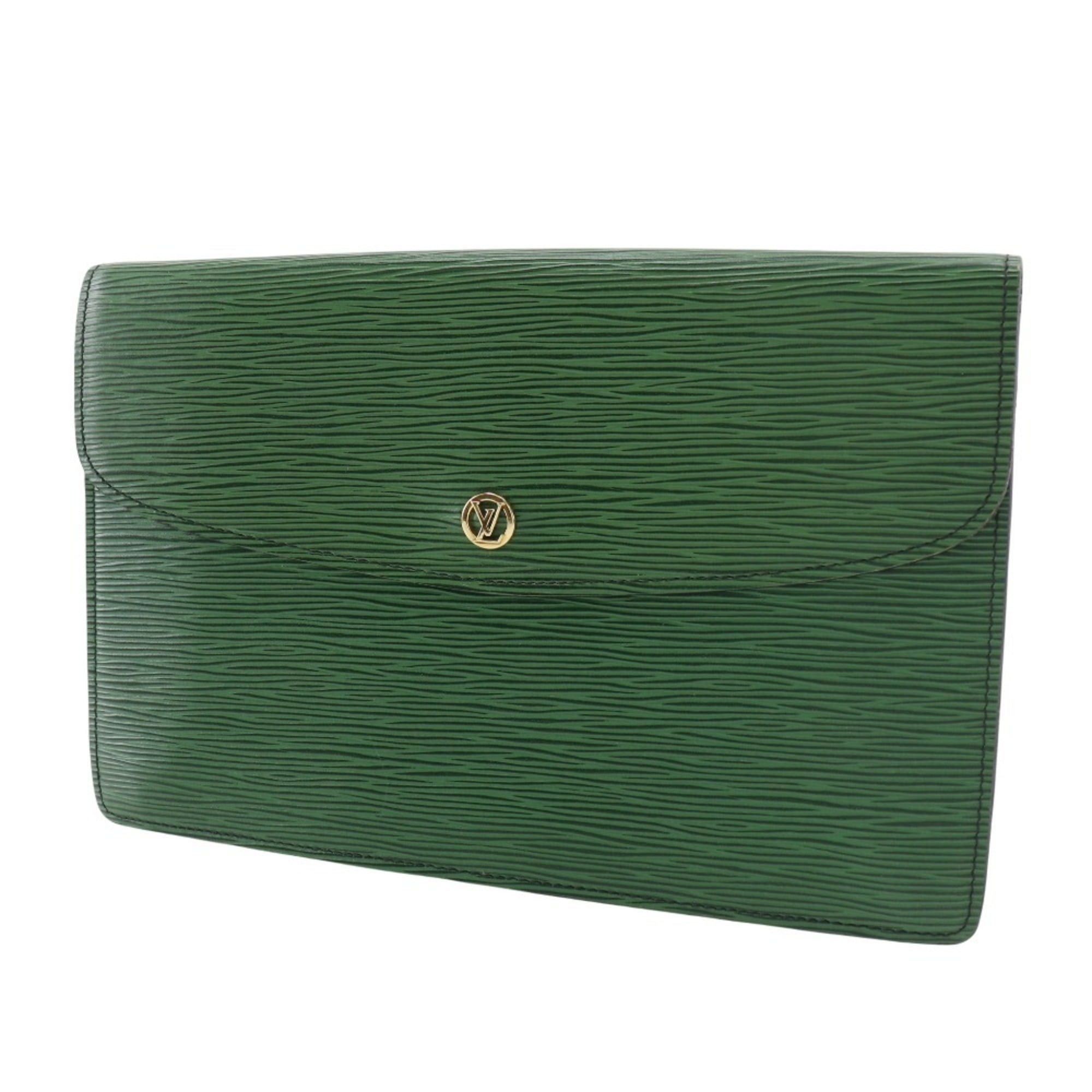 Louis Vuitton Louis Vuitton Montaigne 27 Second Bag Vintage M52654 Epi Leather Borneo Green 1992 8912V.I A5 Snap Button Unisex Size ONE SIZE - 2 Thumbnail