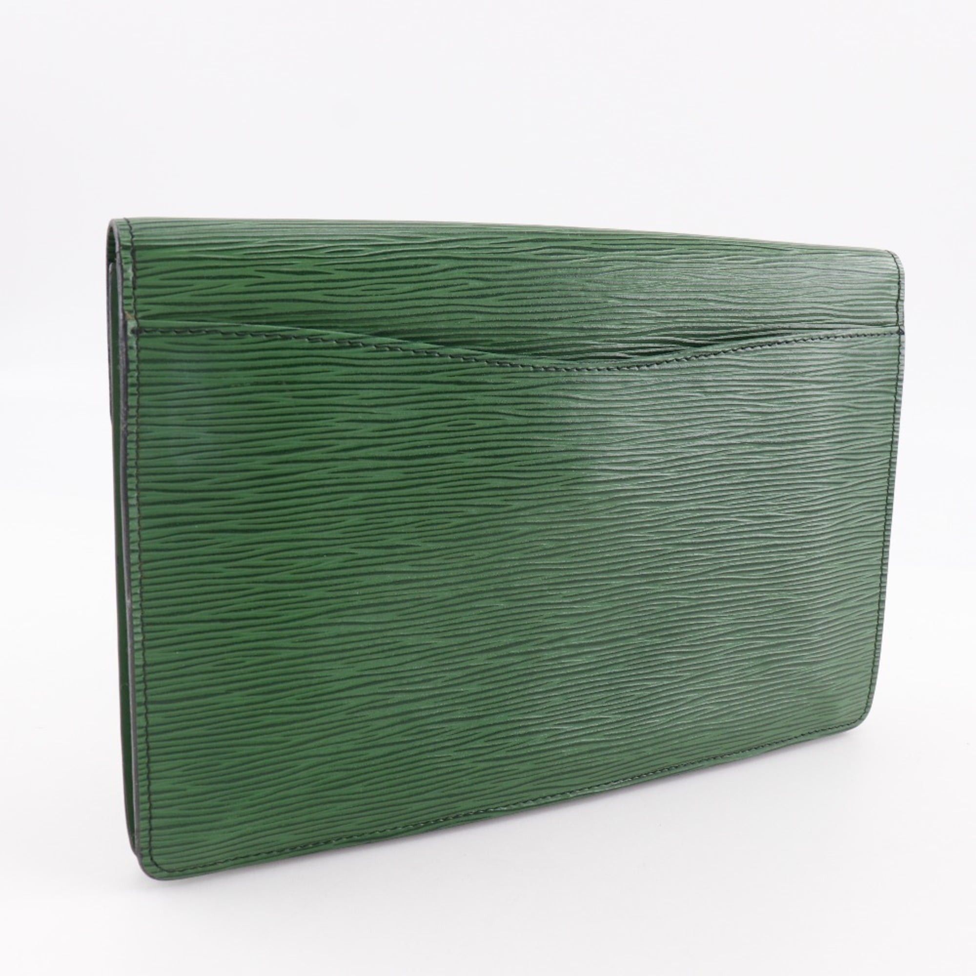 Louis Vuitton Louis Vuitton Montaigne 27 Second Bag Vintage M52654 Epi Leather Borneo Green 1992 8912V.I A5 Snap Button Unisex Size ONE SIZE - 3 Thumbnail