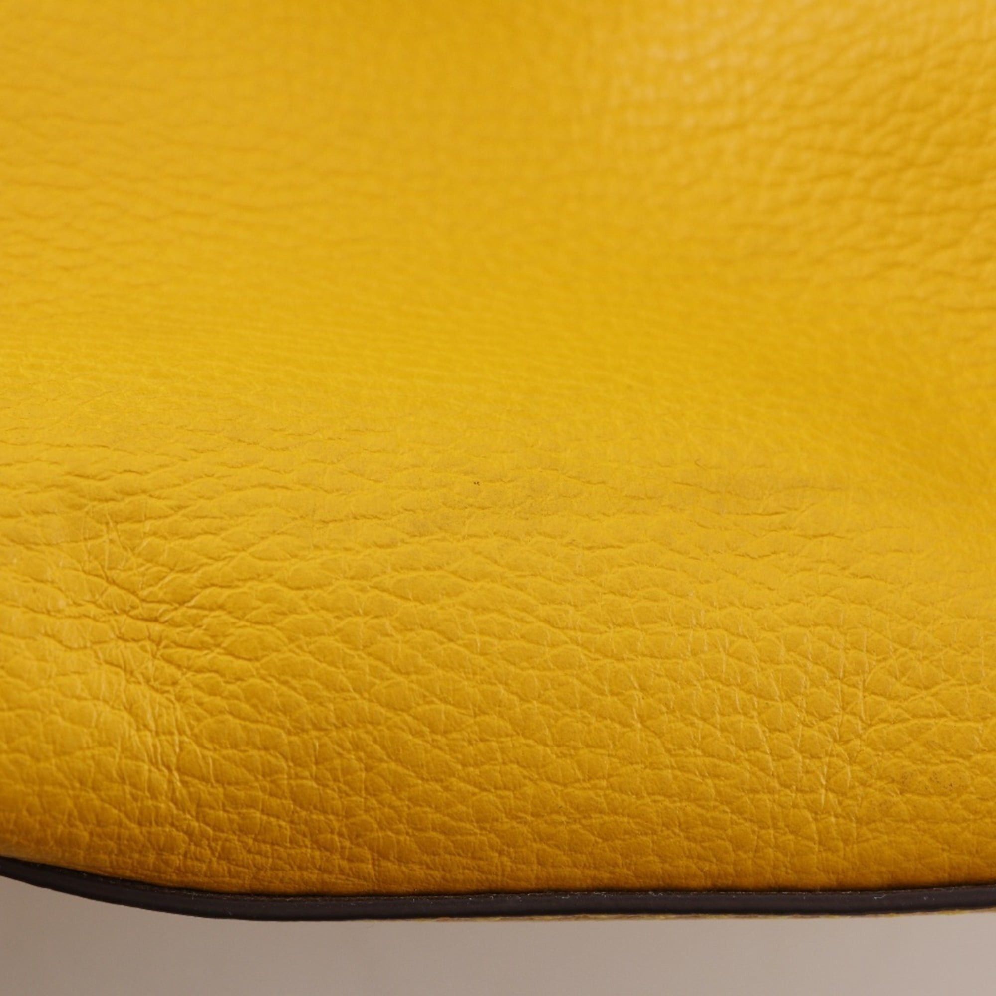 Michael Kors Michael Kors 2WAY Shoulder Handbag Leather Yellow 2way A4 Magnetic Type 2WAYShoulder Women's Size ONE SIZE - 13 Thumbnail
