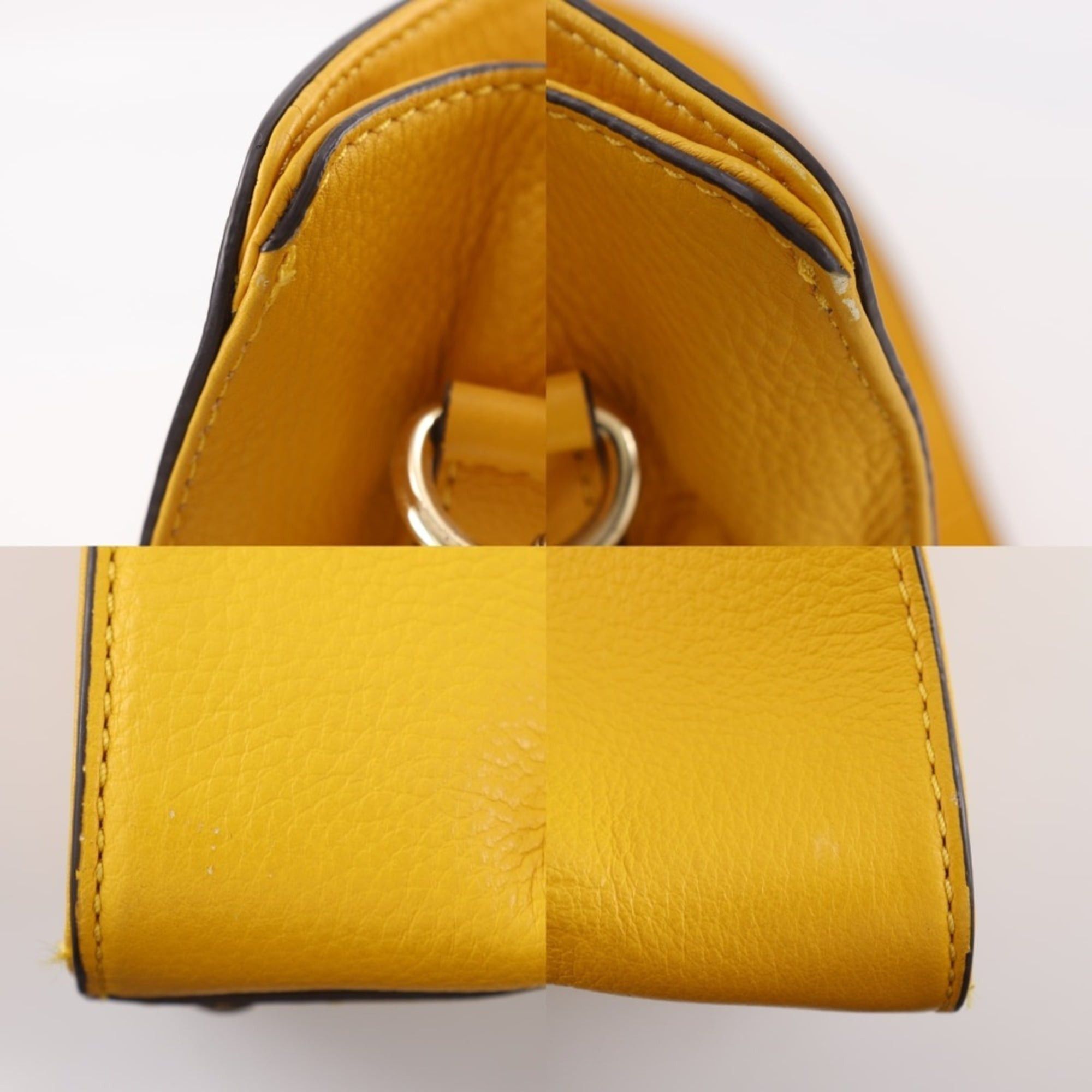 Michael Kors Michael Kors 2WAY Shoulder Handbag Leather Yellow 2way A4 Magnetic Type 2WAYShoulder Women's Size ONE SIZE - 12 Thumbnail