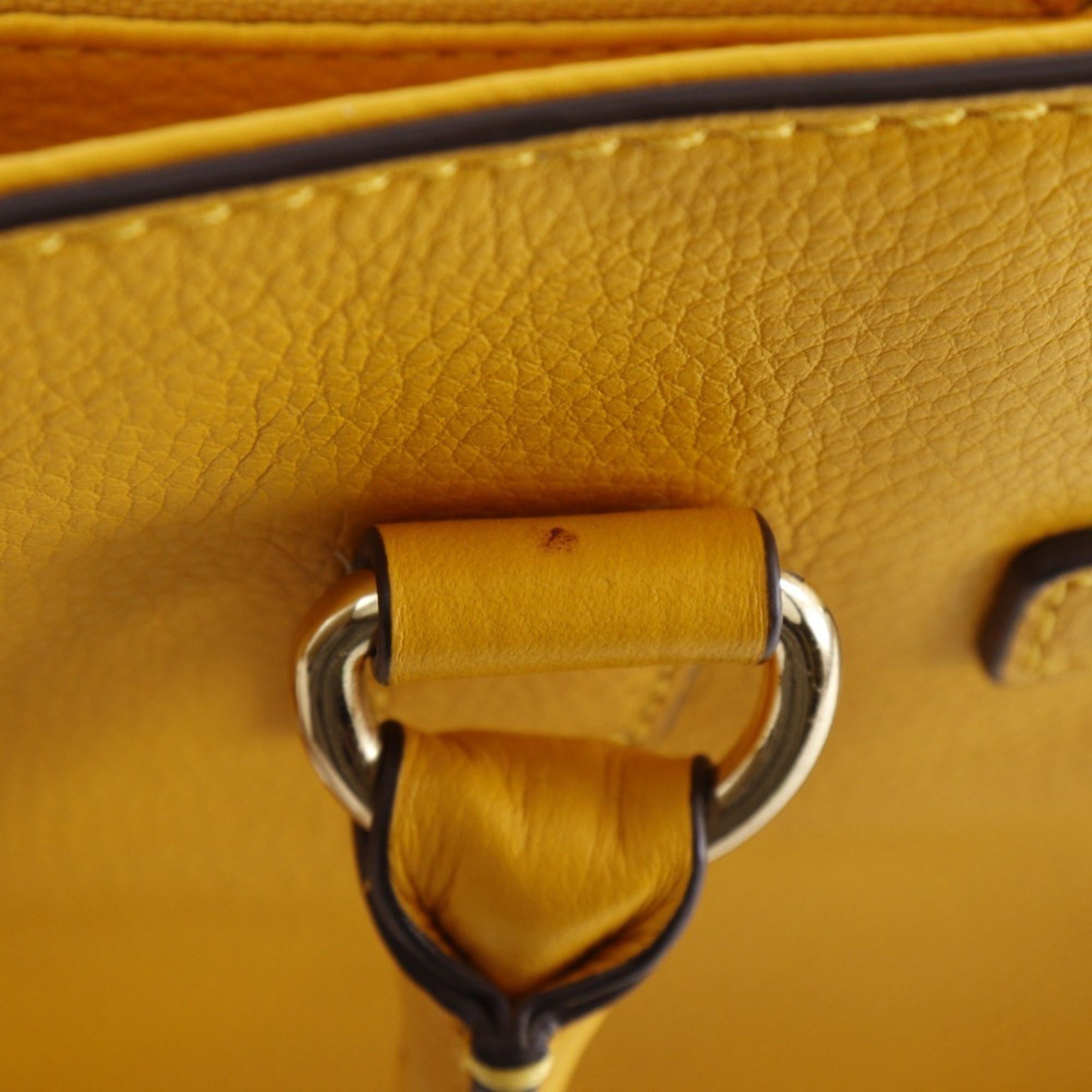 Michael Kors Michael Kors 2WAY Shoulder Handbag Leather Yellow 2way A4 Magnetic Type 2WAYShoulder Women's Size ONE SIZE - 14 Thumbnail