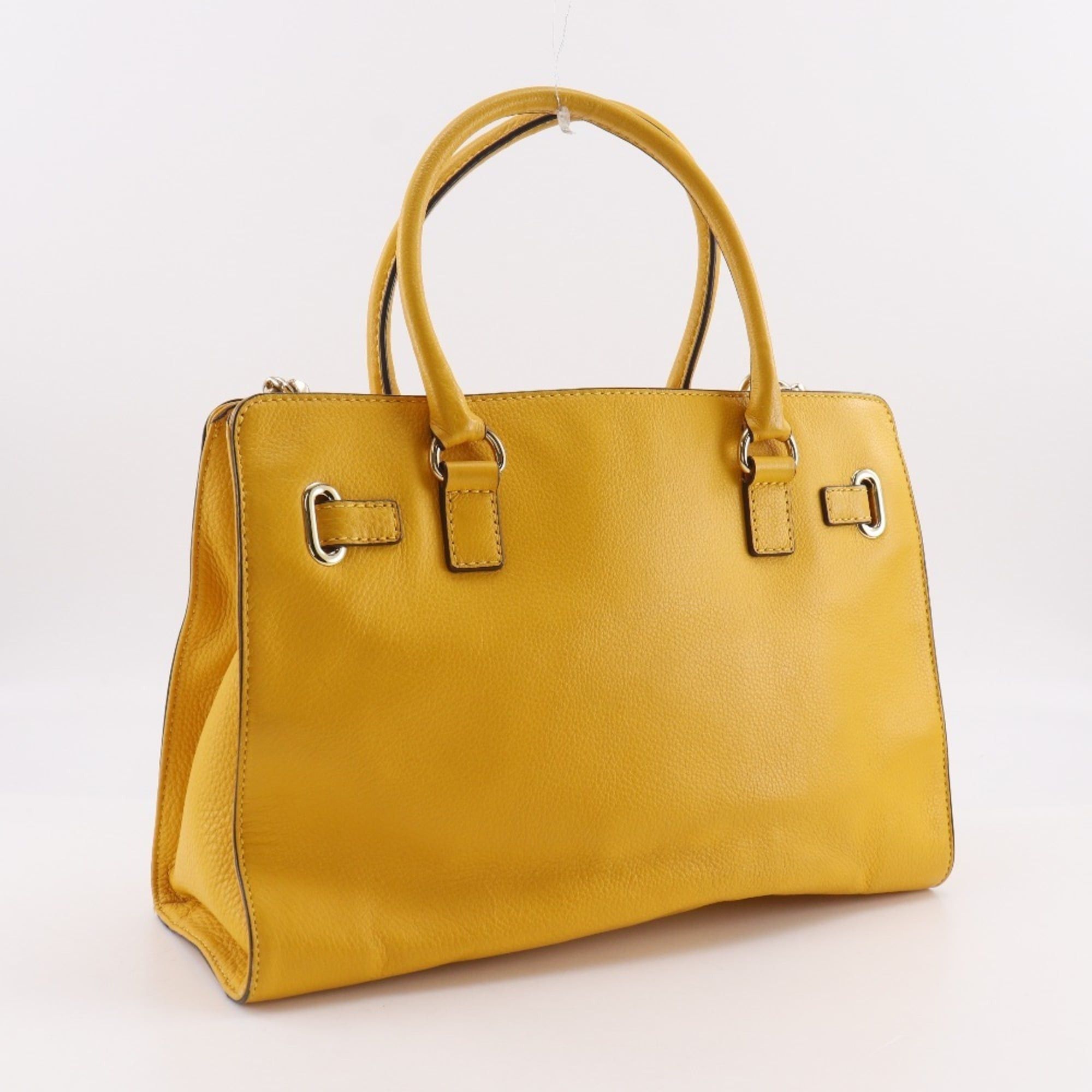 Michael Kors Michael Kors 2WAY Shoulder Handbag Leather Yellow 2way A4 Magnetic Type 2WAYShoulder Women's Size ONE SIZE - 3 Thumbnail