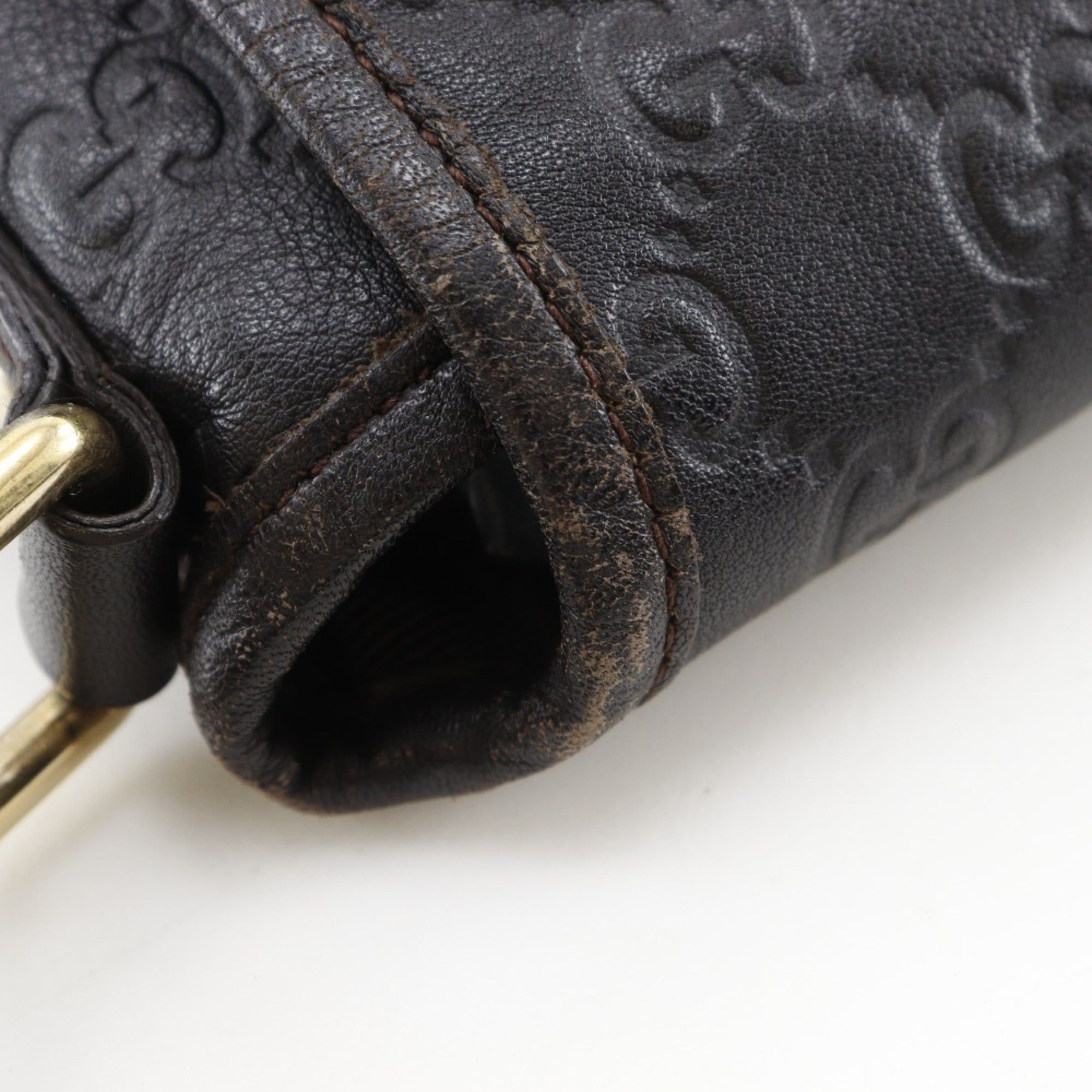 Gucci Gucci GG Shoulder Bag 223666 Shimmer Leather Brown A5 Magnetic Type Unisex Size ONE SIZE - 9 Thumbnail