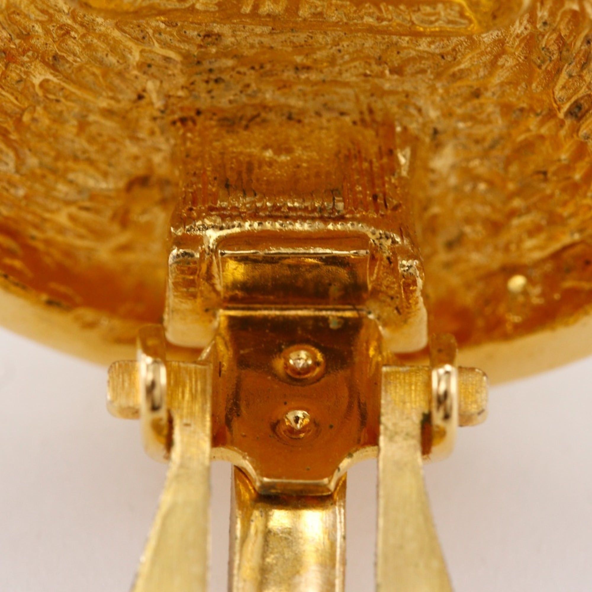 Chanel CHANEL Coco Mark Earrings Matelasse Vintage Gold Plated Approx. 22g COCO Women's Size ONE SIZE - 6 Thumbnail