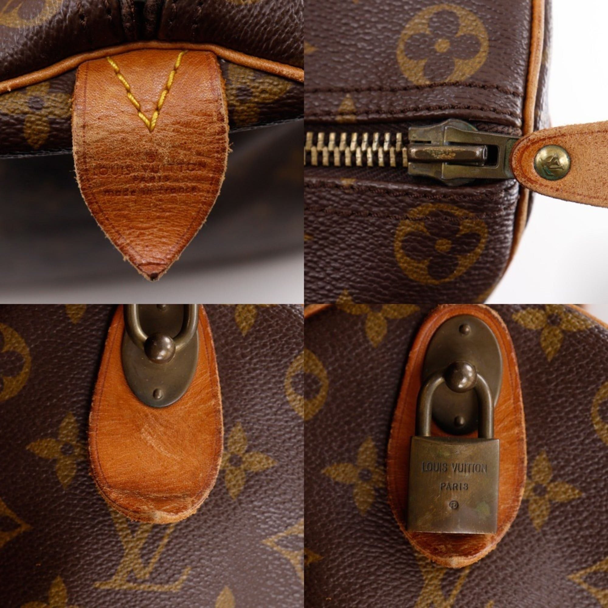 Louis Vuitton Louis Vuitton Keepall 50 Boston Bag Vintage M41426 Monogram Canvas 1982 Brown 822 A4 Zipper Unisex Size ONE SIZE - 15 Thumbnail