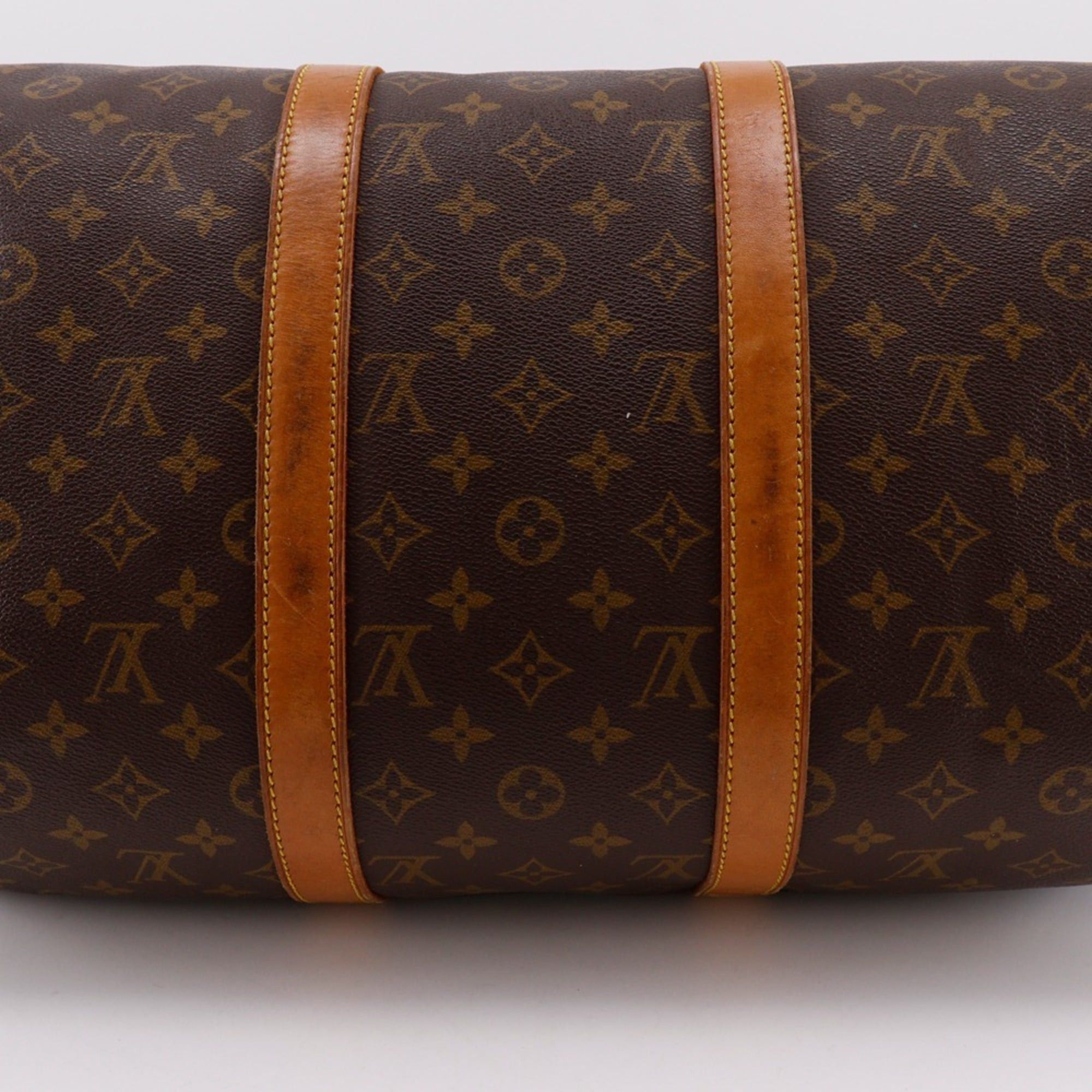Louis Vuitton Louis Vuitton Keepall 50 Boston Bag Vintage M41426 Monogram Canvas 1982 Brown 822 A4 Zipper Unisex Size ONE SIZE - 7 Thumbnail