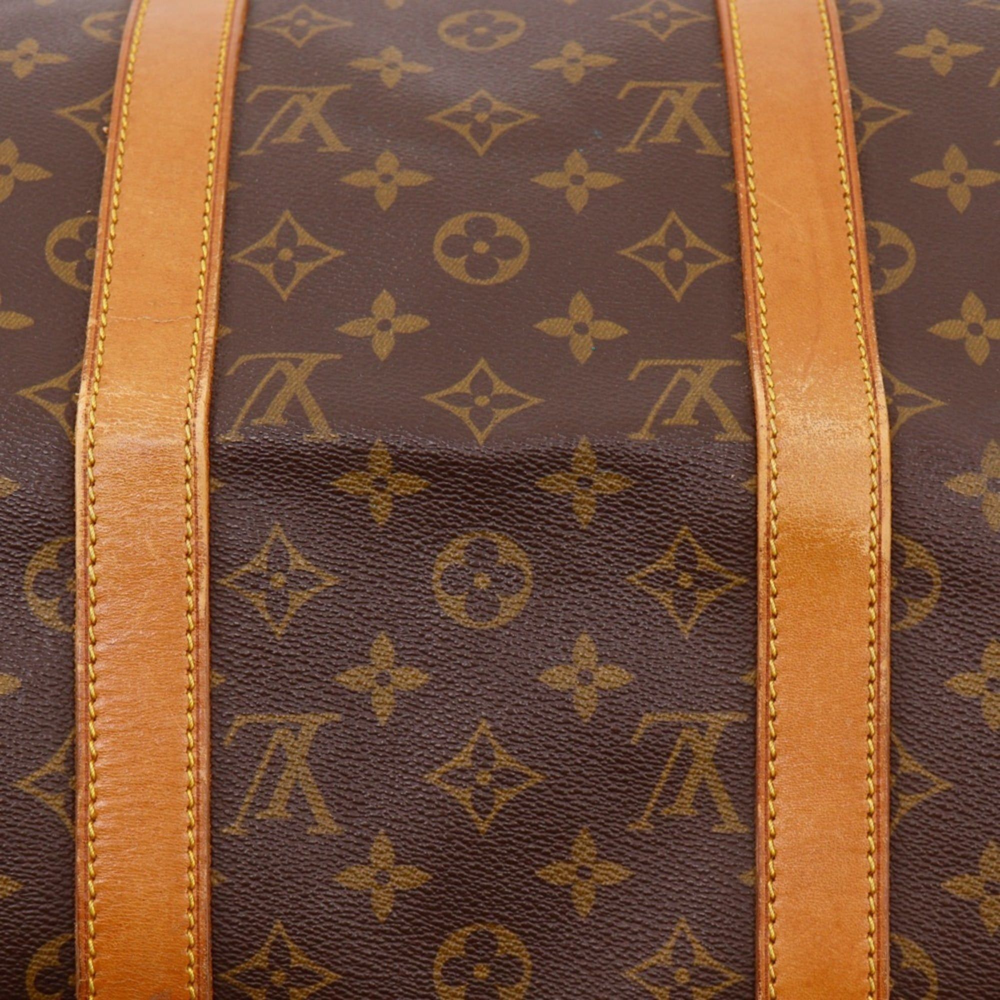 Louis Vuitton Louis Vuitton Keepall 50 Boston Bag Vintage M41426 Monogram Canvas 1982 Brown 822 A4 Zipper Unisex Size ONE SIZE - 8 Thumbnail
