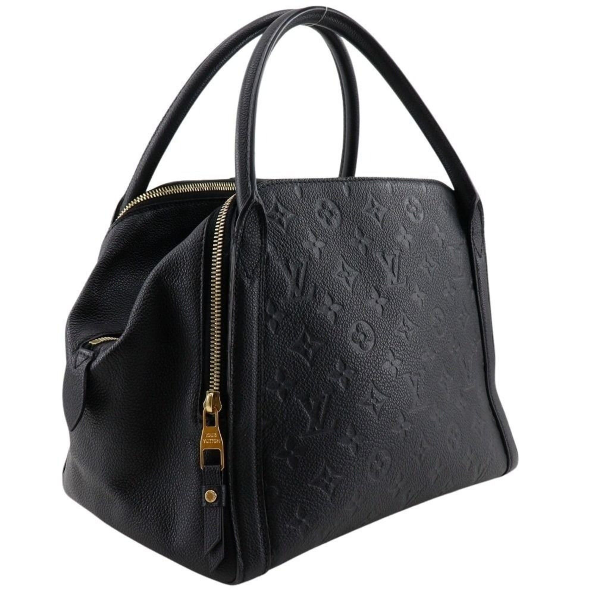 Louis Vuitton Louis Vuitton Male MM Handbag M41040 Monogram Empreinte Noir 2014 Black DU3114 A5 Double Zipper Women's Size ONE SIZE - 3 Thumbnail