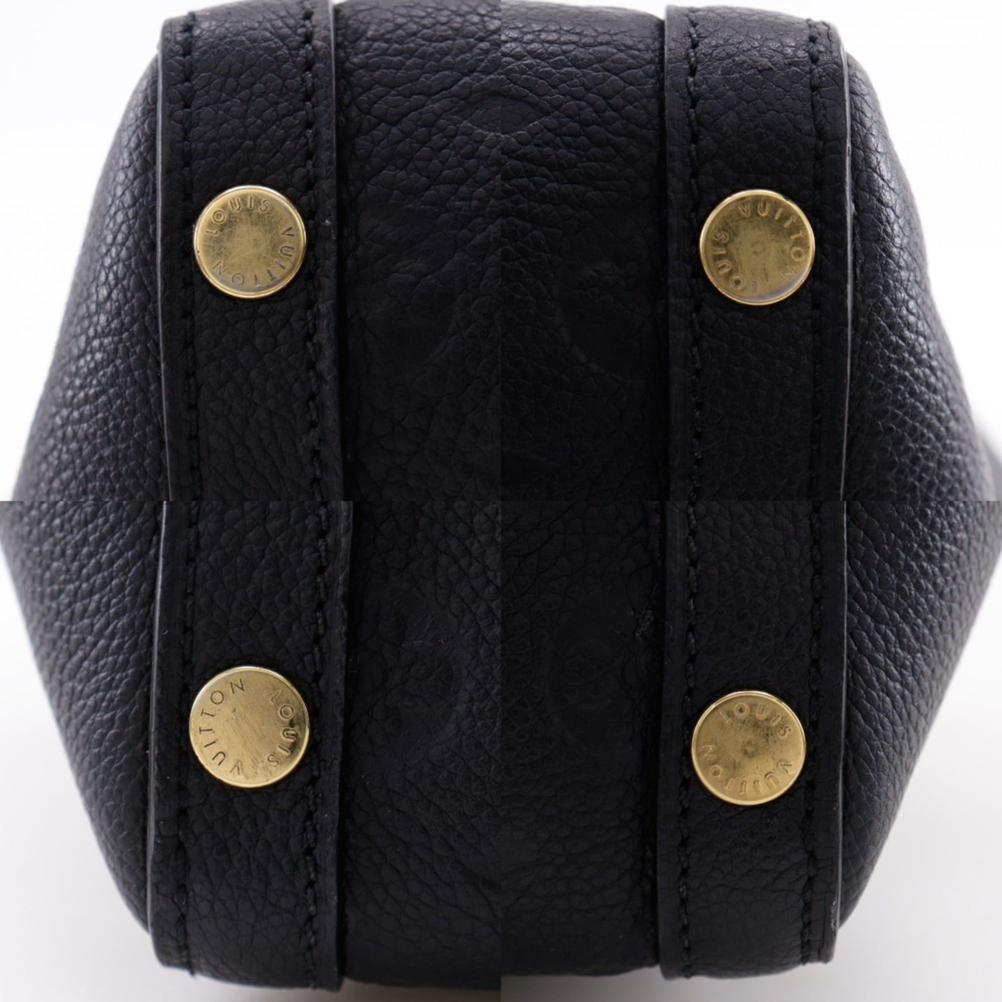 Louis Vuitton Louis Vuitton Male MM Handbag M41040 Monogram Empreinte Noir 2014 Black DU3114 A5 Double Zipper Women's Size ONE SIZE - 9 Thumbnail