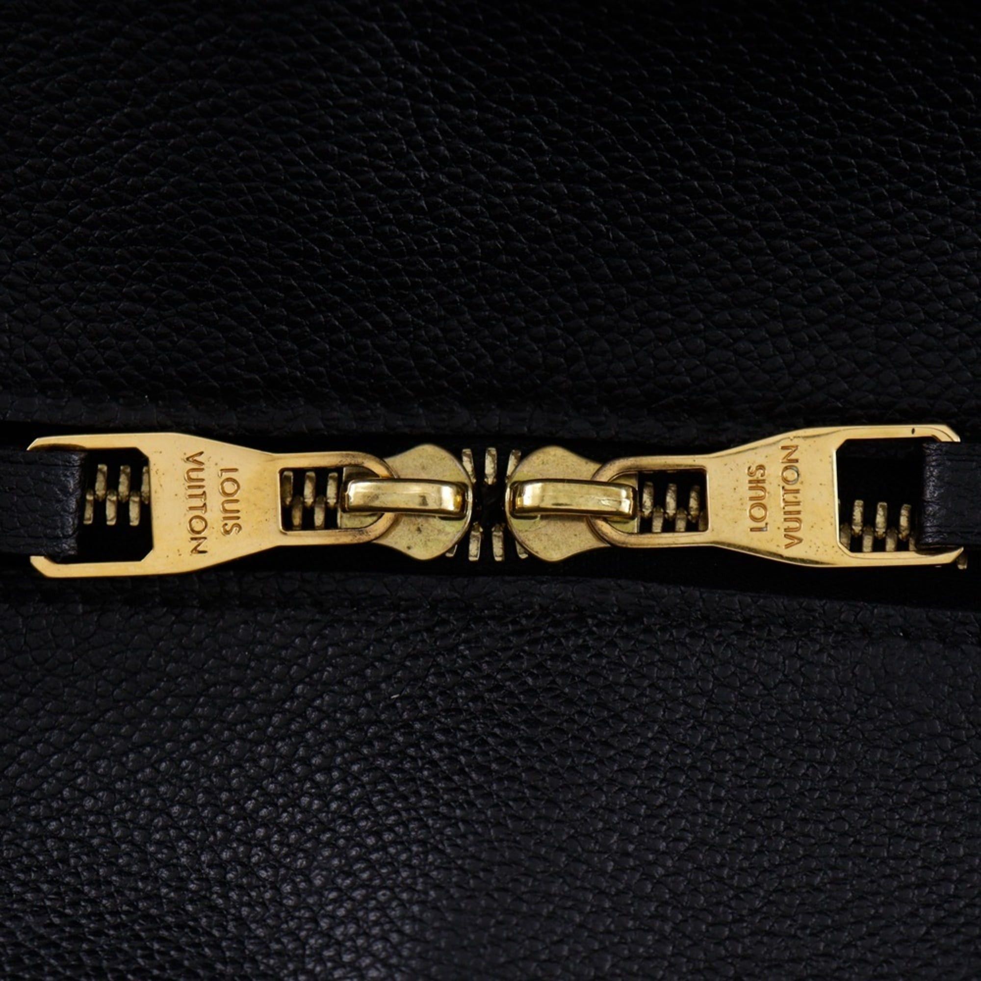 Louis Vuitton Louis Vuitton Male MM Handbag M41040 Monogram Empreinte Noir 2014 Black DU3114 A5 Double Zipper Women's Size ONE SIZE - 18 Thumbnail