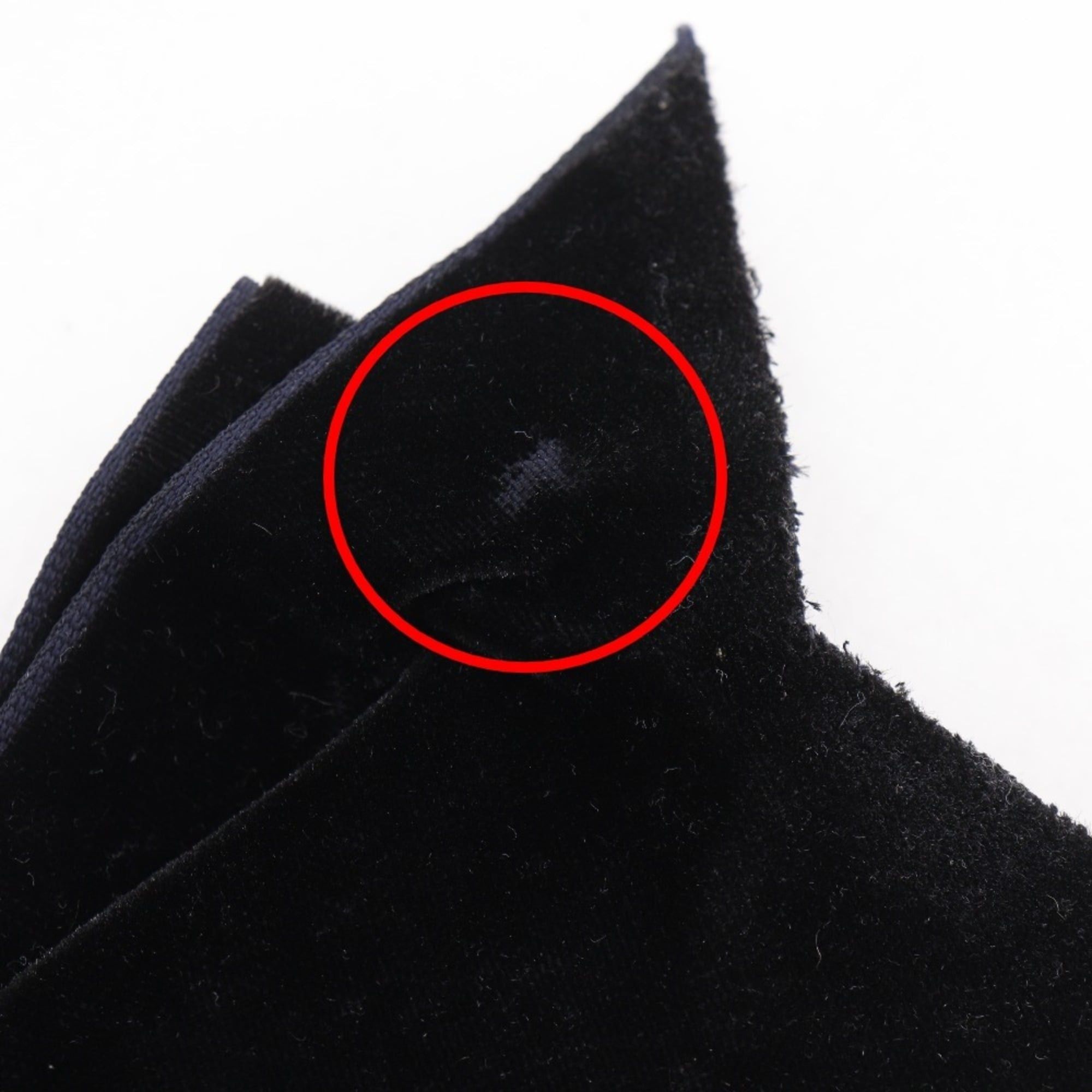 Chanel CHANEL Ribbon Brooch Velvet Black Approx. 17g Women's Size ONE SIZE - 4 Thumbnail