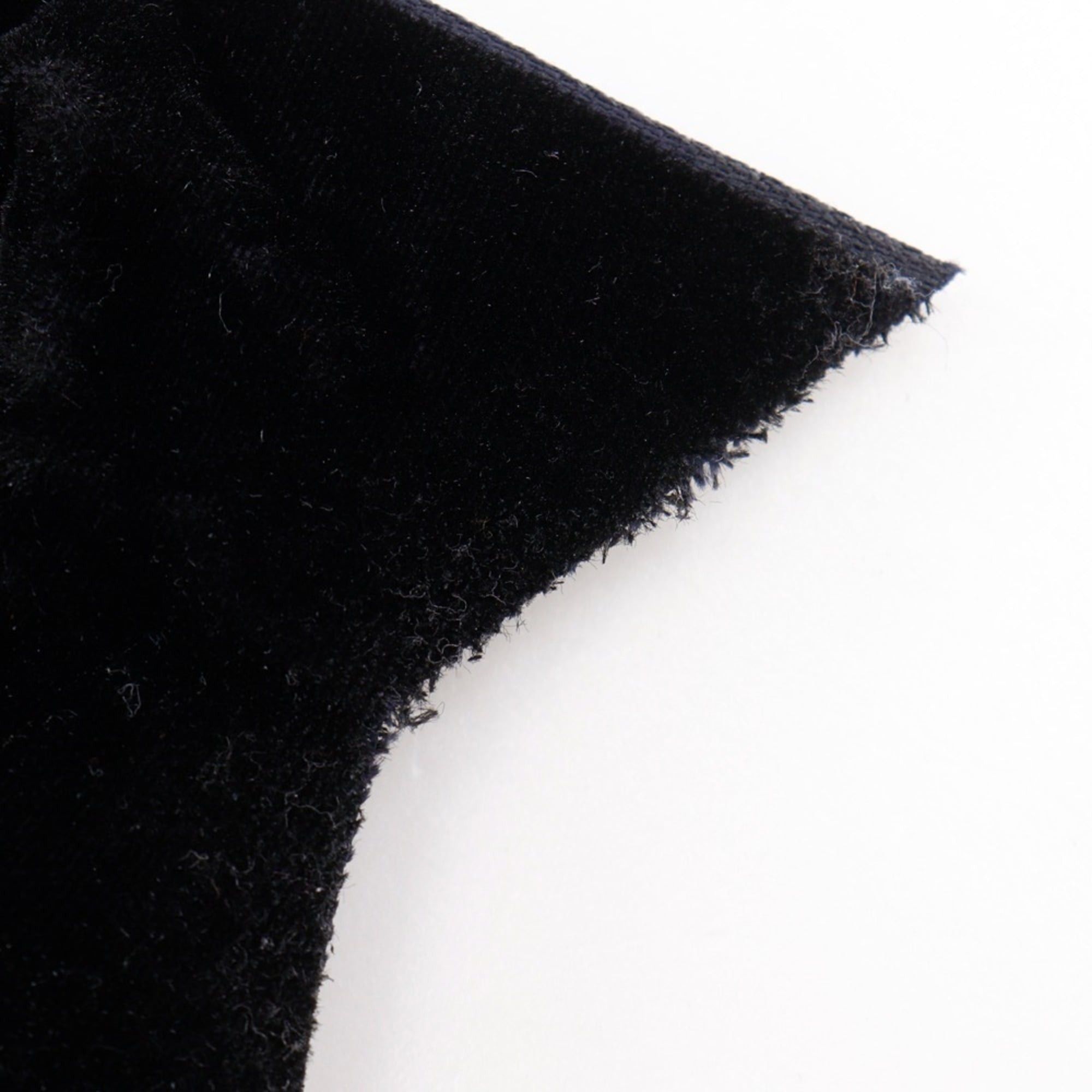 Chanel CHANEL Ribbon Brooch Velvet Black Approx. 17g Women's Size ONE SIZE - 5 Thumbnail