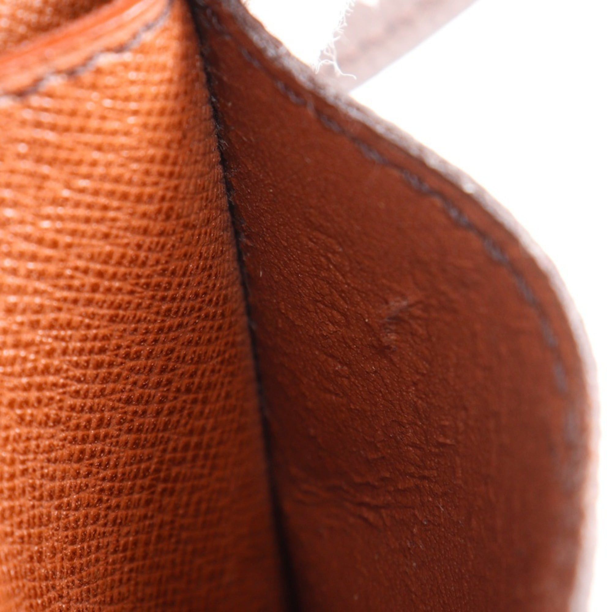 Louis Vuitton Louis Vuitton Double Mule Shoulder Bag Vintage 2-Way Clutch M51815 Monogram Canvas 1990 Brown VI0990 A5 Snap Button Unisex Size ONE SIZE - 15 Thumbnail