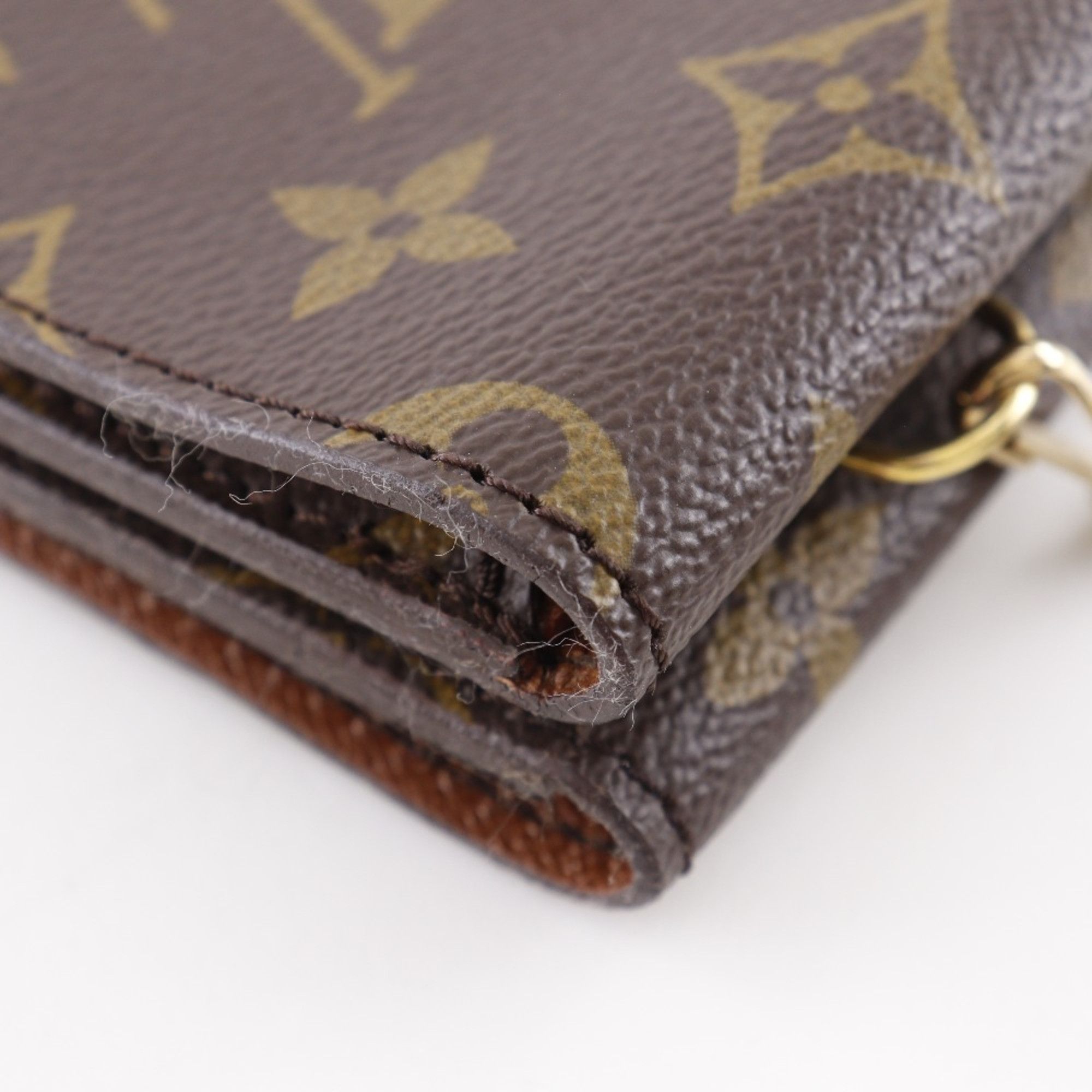 Louis Vuitton Louis Vuitton Double Mule Shoulder Bag Vintage 2-Way Clutch M51815 Monogram Canvas 1990 Brown VI0990 A5 Snap Button Unisex Size ONE SIZE - 12 Thumbnail