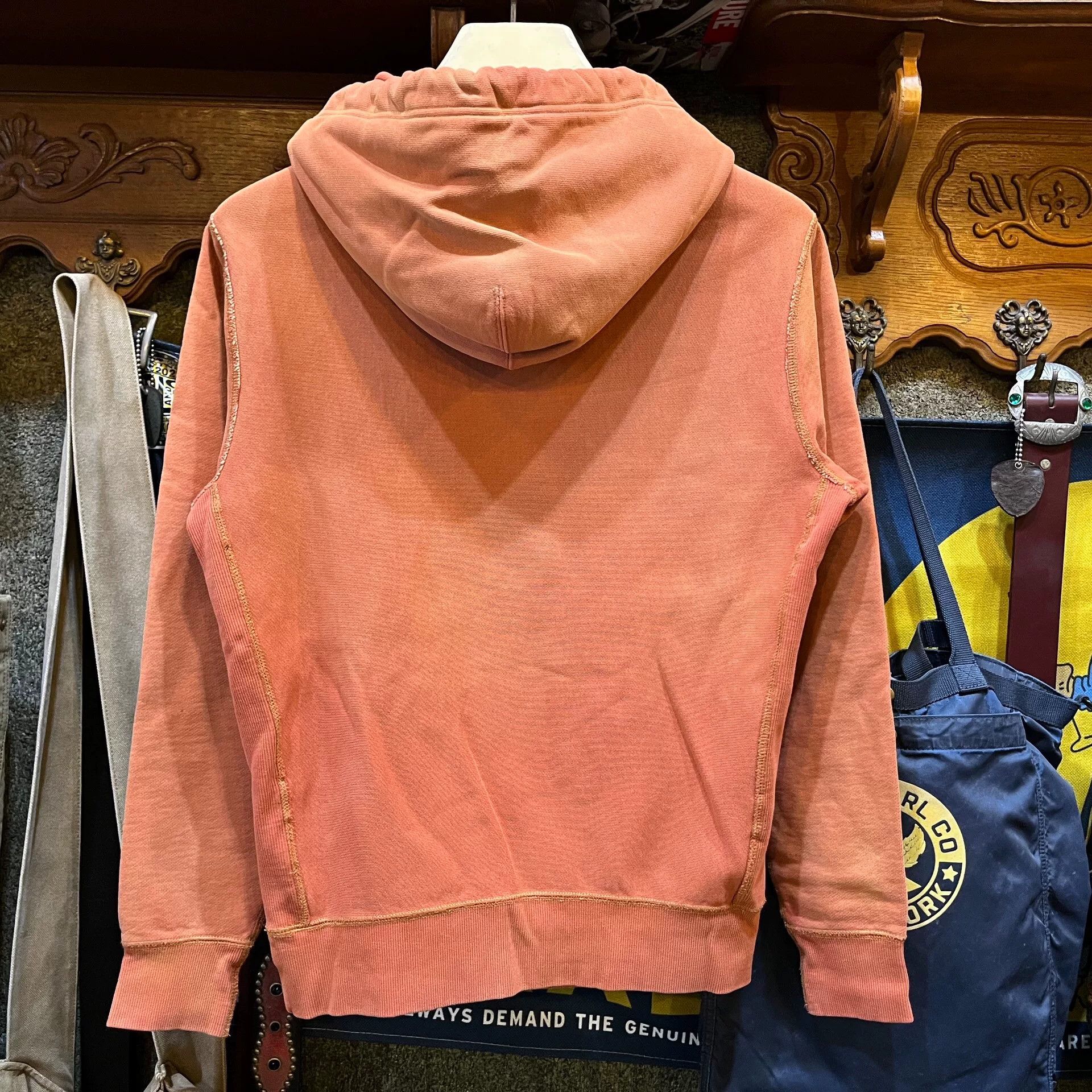 RRL Ralph Lauren rrl water-washed buffalo sweatshirt by ralph lauren Size US S / EU 44-46 / 1 - 2 Thumbnail