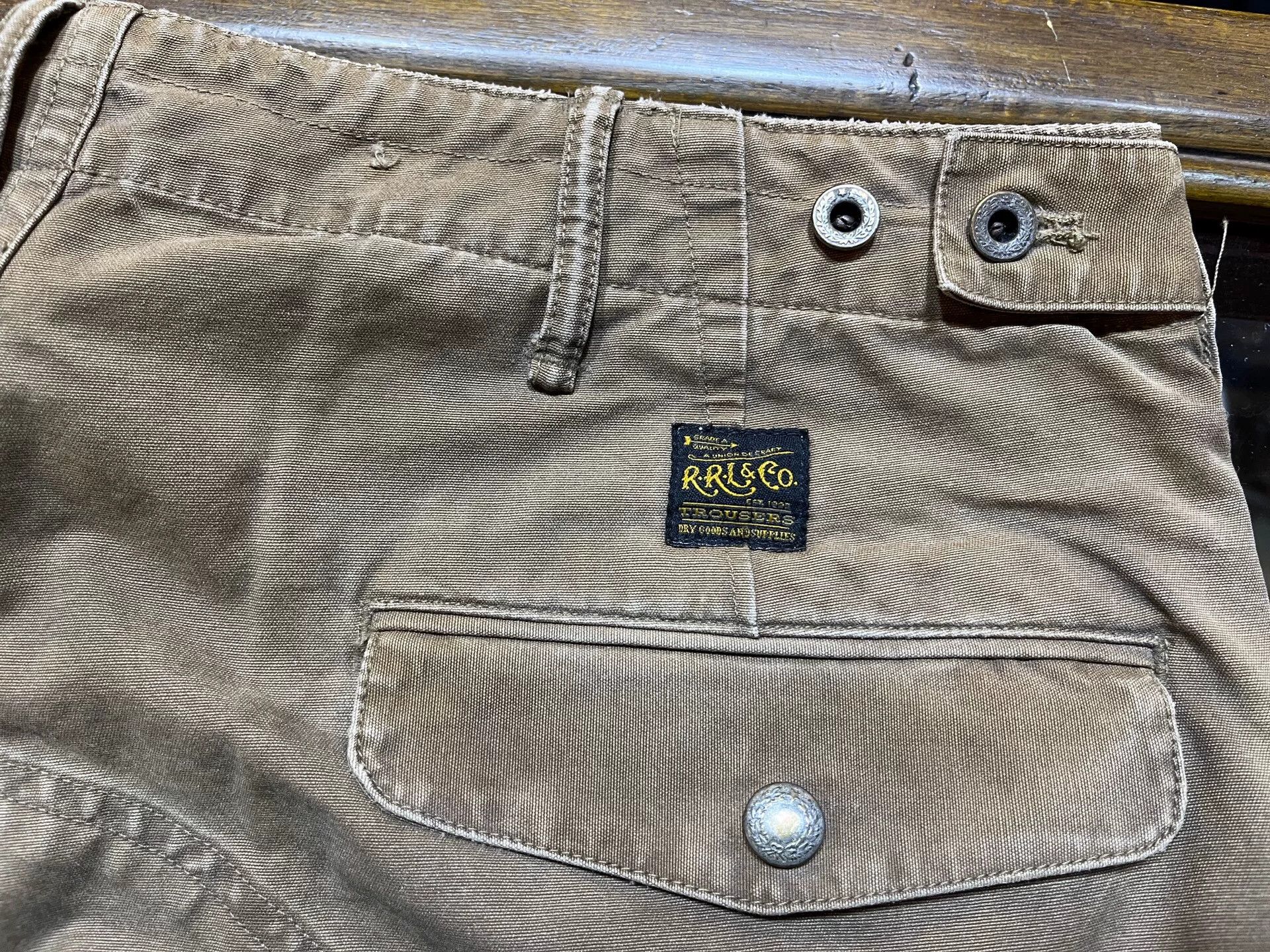 RRL Ralph Lauren rrl waxed work pants by ralph lauren Size US 32 / EU 48 - 5 Thumbnail