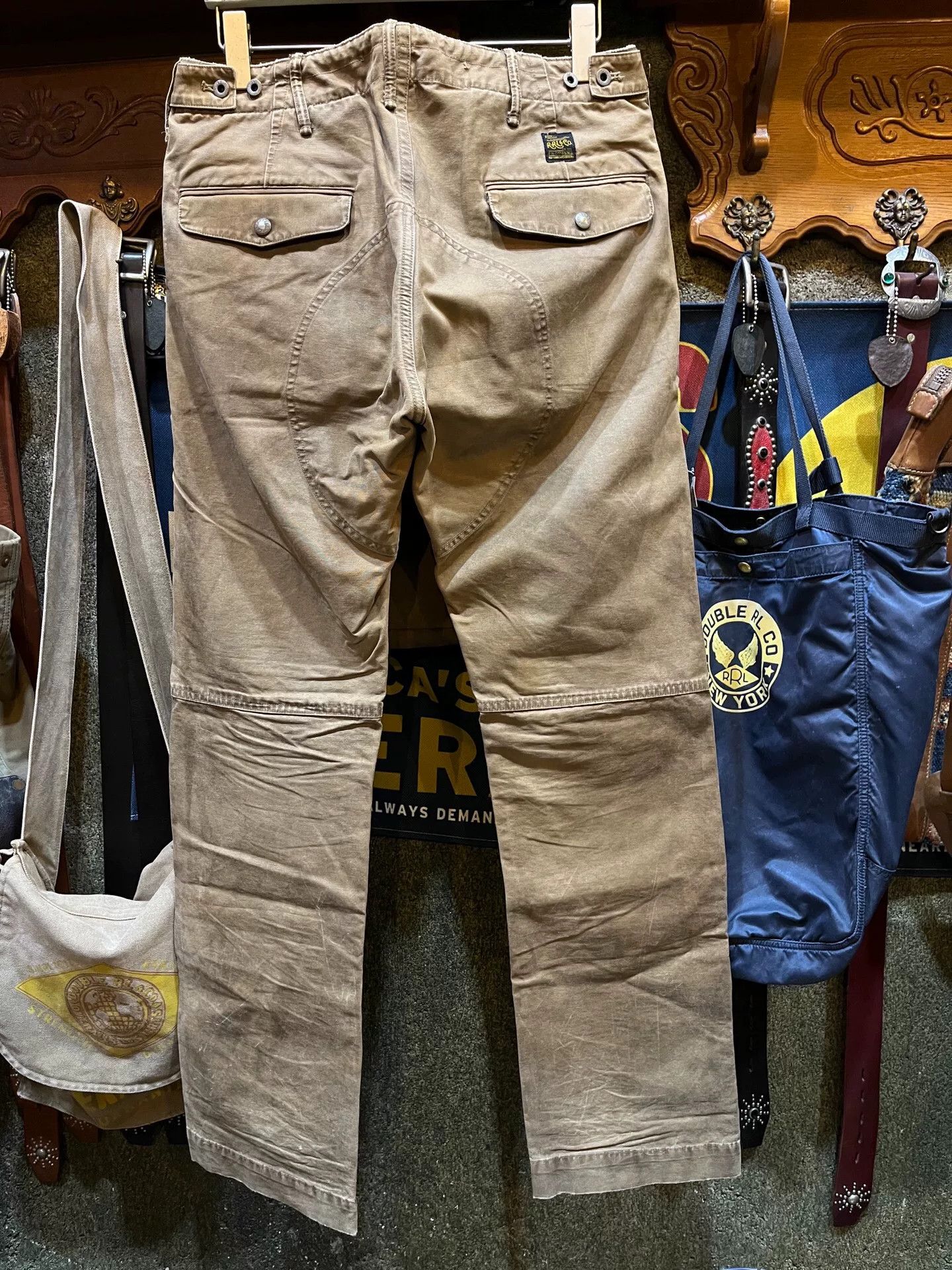 RRL Ralph Lauren rrl waxed work pants by ralph lauren Size US 32 / EU 48 - 2 Thumbnail