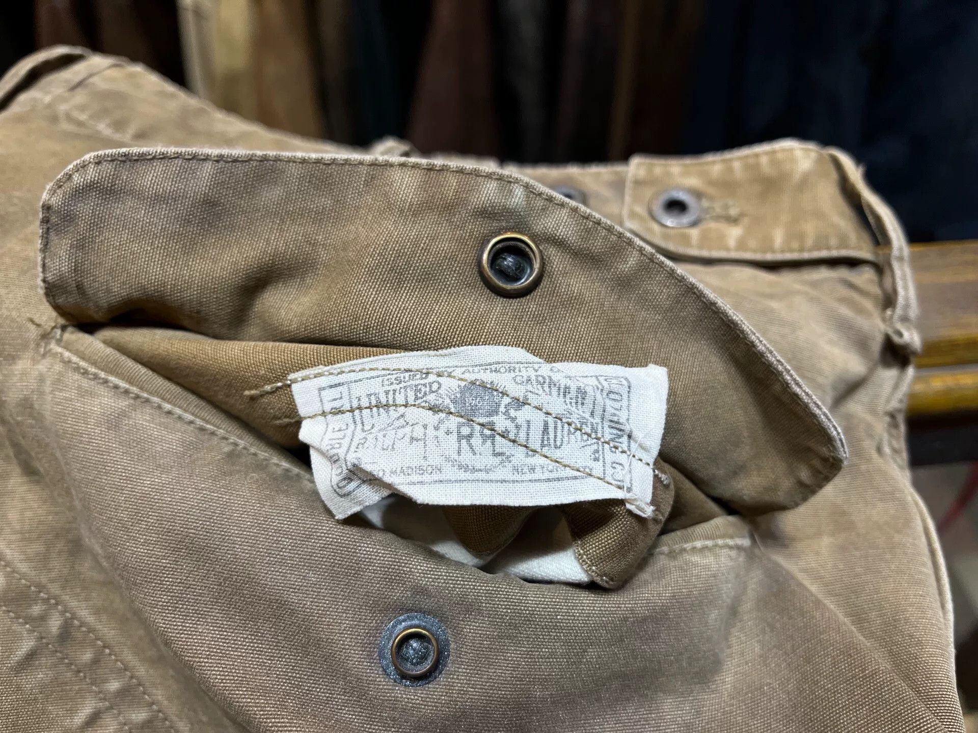 RRL Ralph Lauren rrl waxed work pants by ralph lauren Size US 32 / EU 48 - 6 Thumbnail