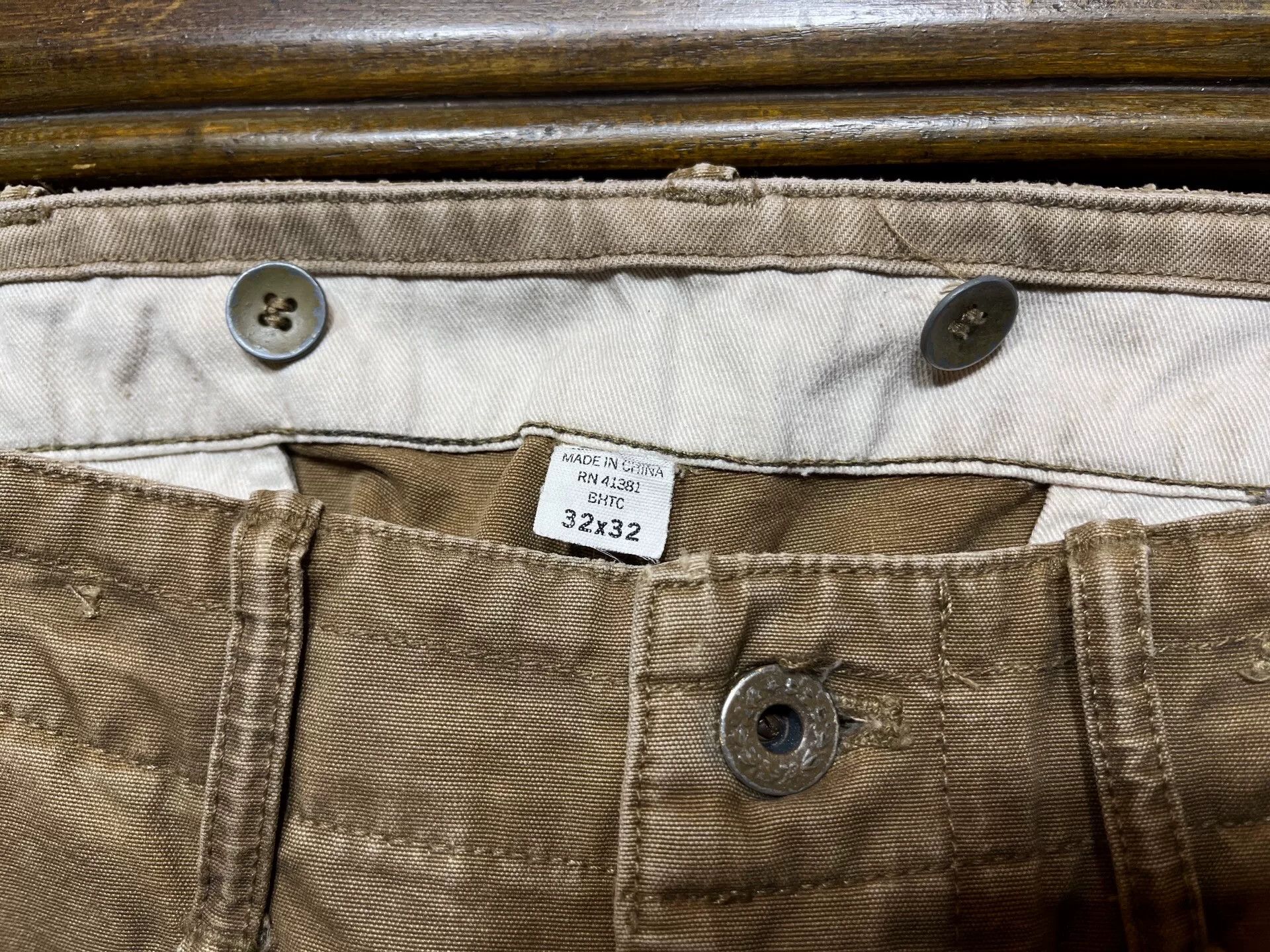 RRL Ralph Lauren rrl waxed work pants by ralph lauren Size US 32 / EU 48 - 3 Thumbnail