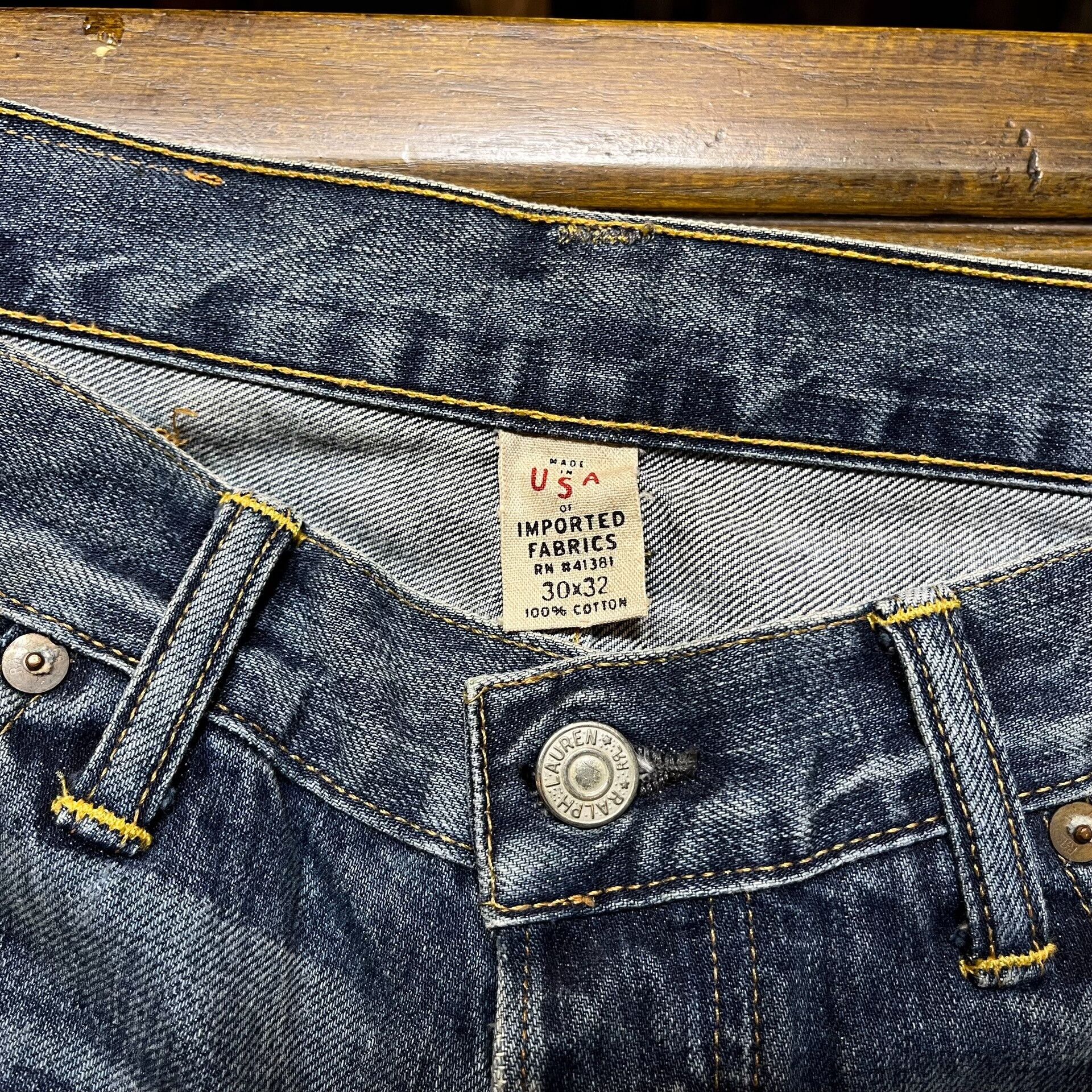 RRL Ralph Lauren vintage denim jeans by ralph lauren Size US 30 / EU 46 - 3 Thumbnail